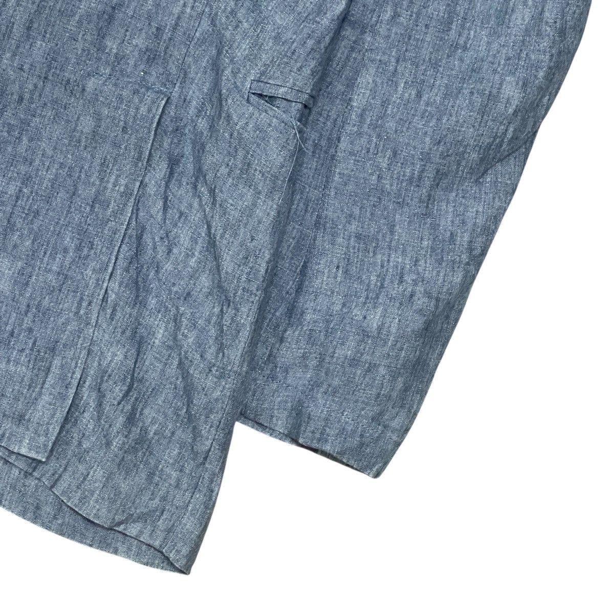 Emporio Armani Vintage Emporio Armani Linen Blazer Jacket — Made in Italy Size 46R - 15 Thumbnail