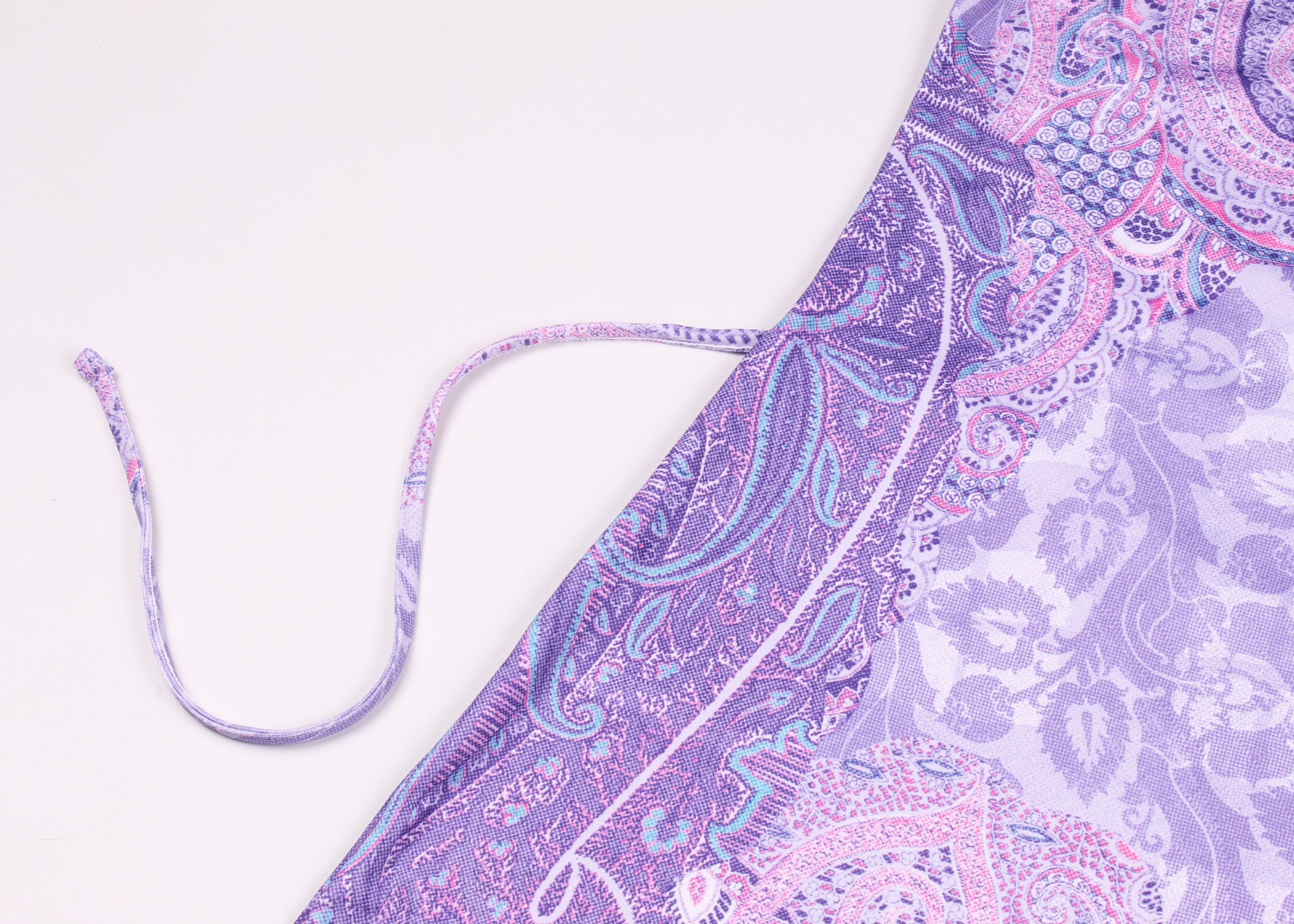 Vintage Vintage Clockhouse Y2K Paisley Boho Purple Dress Size S / US 4 / IT 40 - 8 Thumbnail