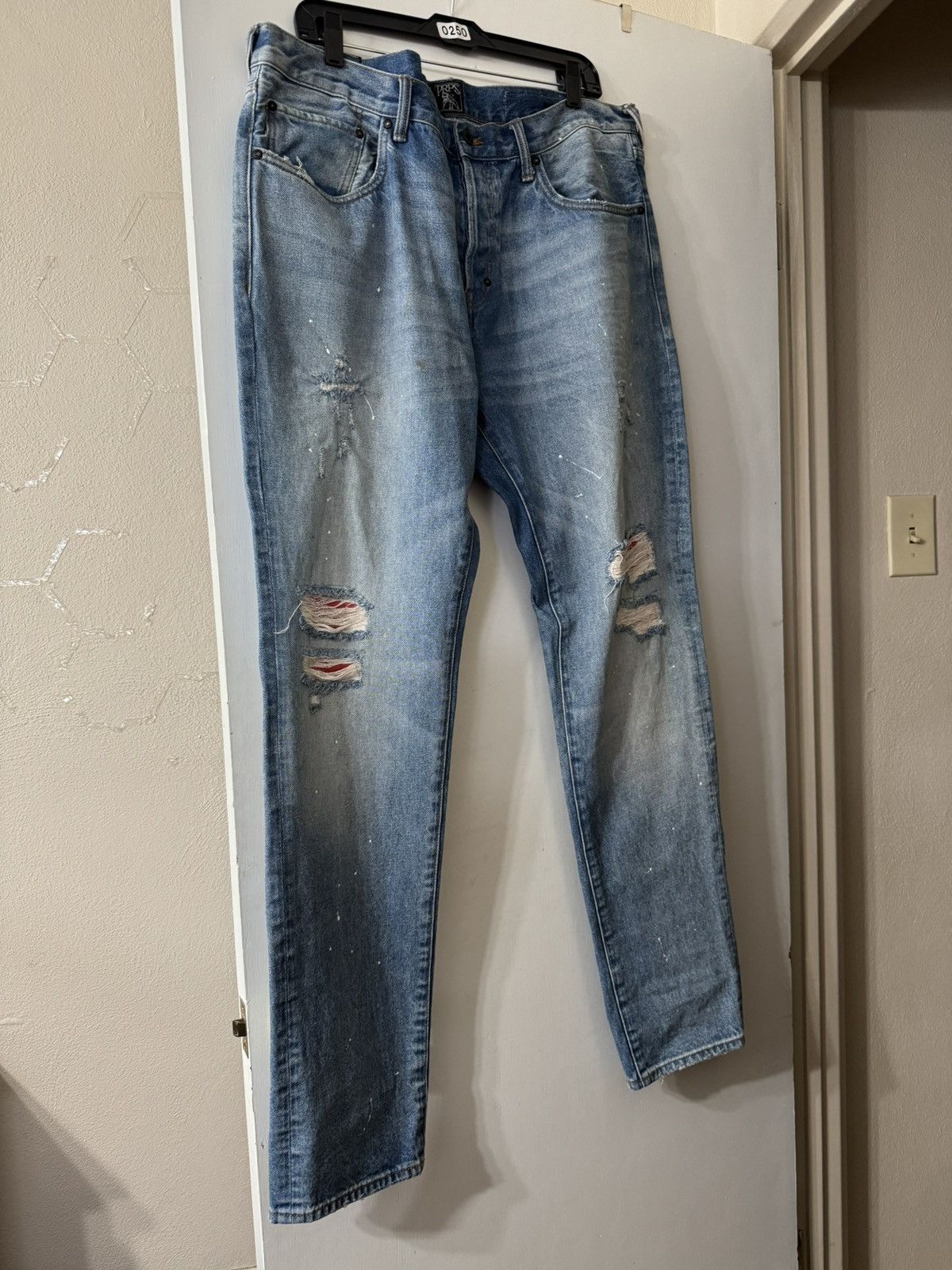 Prps Distressed PRPS blue denim jeans with a relaxed fit Size US 38 / EU 54 - 1 Thumbnail