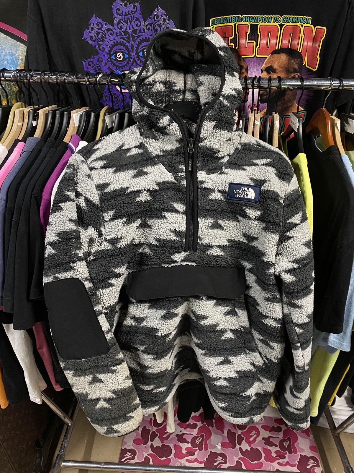 Vintage The North Face Fleece Sweater Hoodie Size Medium