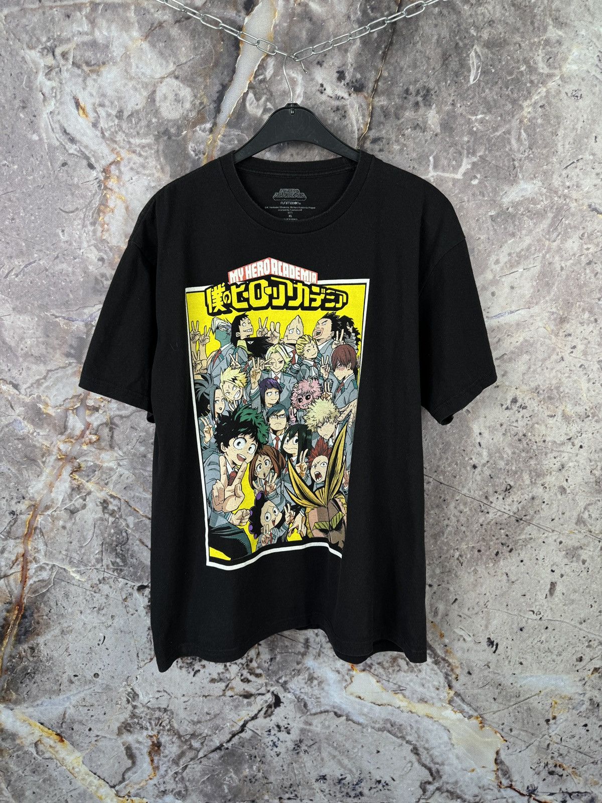 Anime × Japanese Brand Men’s My Hero Academia T-Shirt Anima Streetwear Size XL Size US XL / EU 56 / 4 - 1 Thumbnail