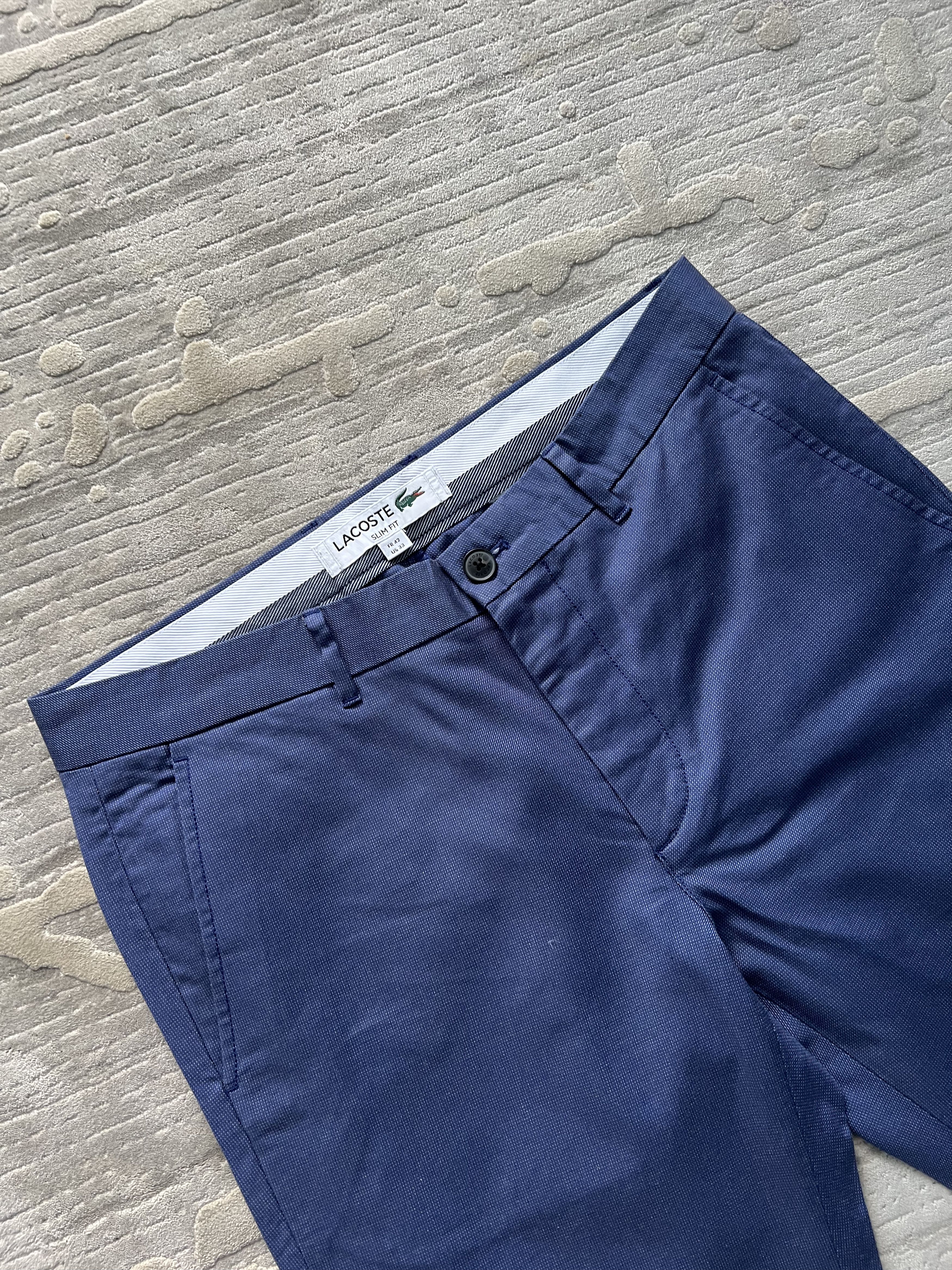 Lacoste Lacoste new pants blue trousers chinos hype Size US 33 - 8 Thumbnail