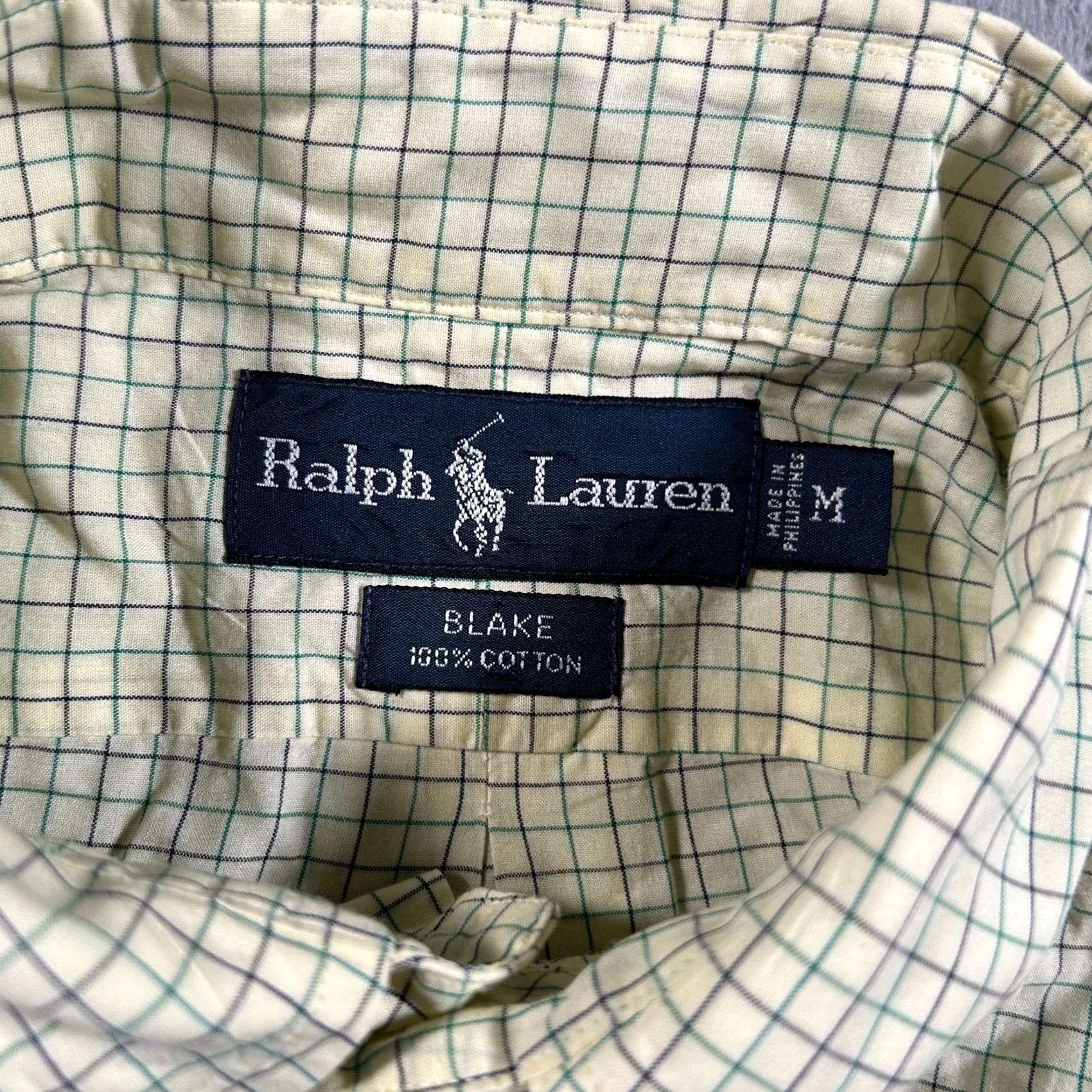 Polo Ralph Lauren Polo Ralph Lauren Shirt Mens M Yellow Checkered Blake Button-Down Cotton Size US M / EU 48-50 / 2 - 3 Thumbnail