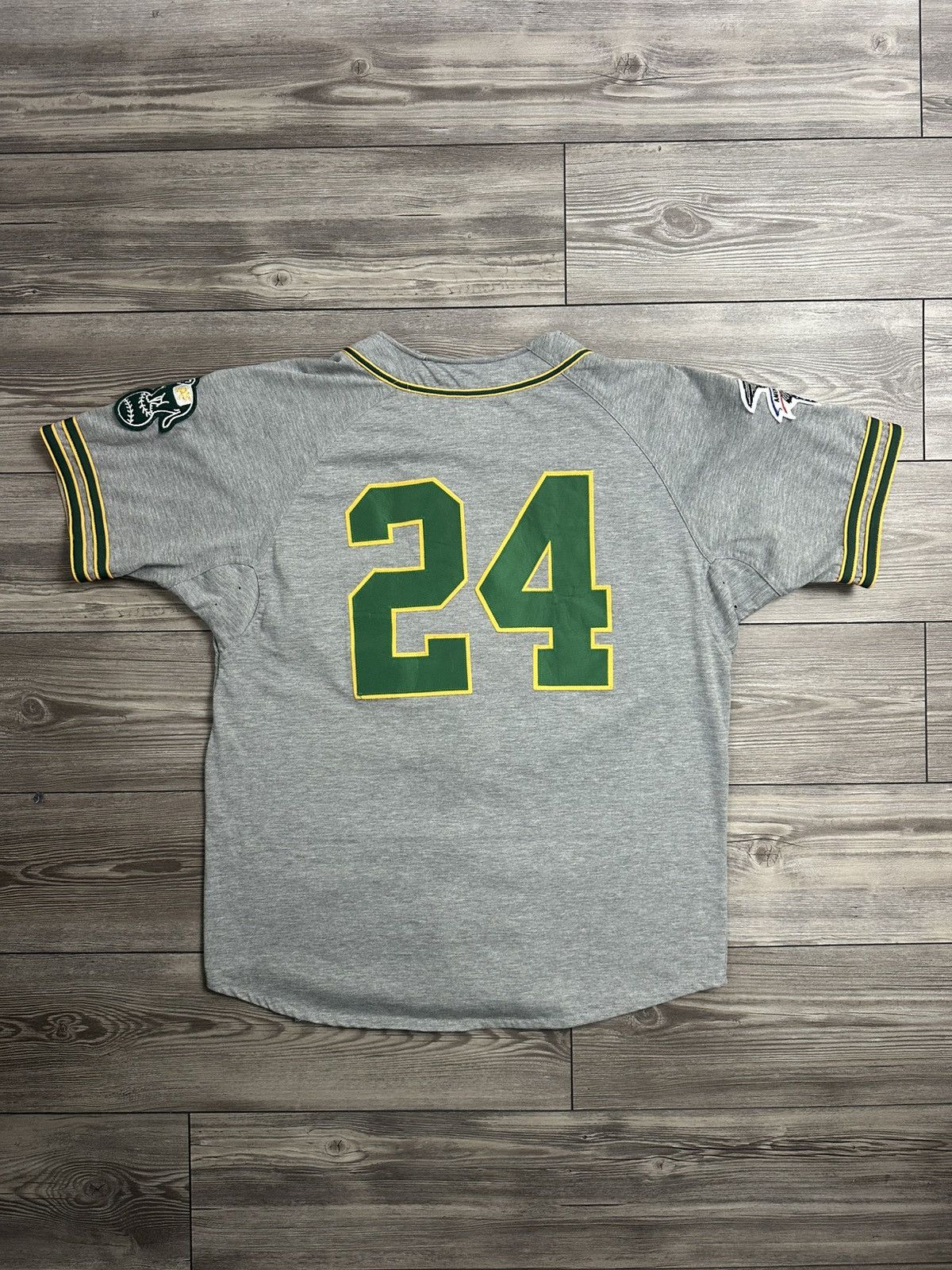 MLB × Starter × Vintage Rare Vintage 90’s Starter Oakland Athletics Jersey Size US XL / EU 56 / 4 - 2 Thumbnail