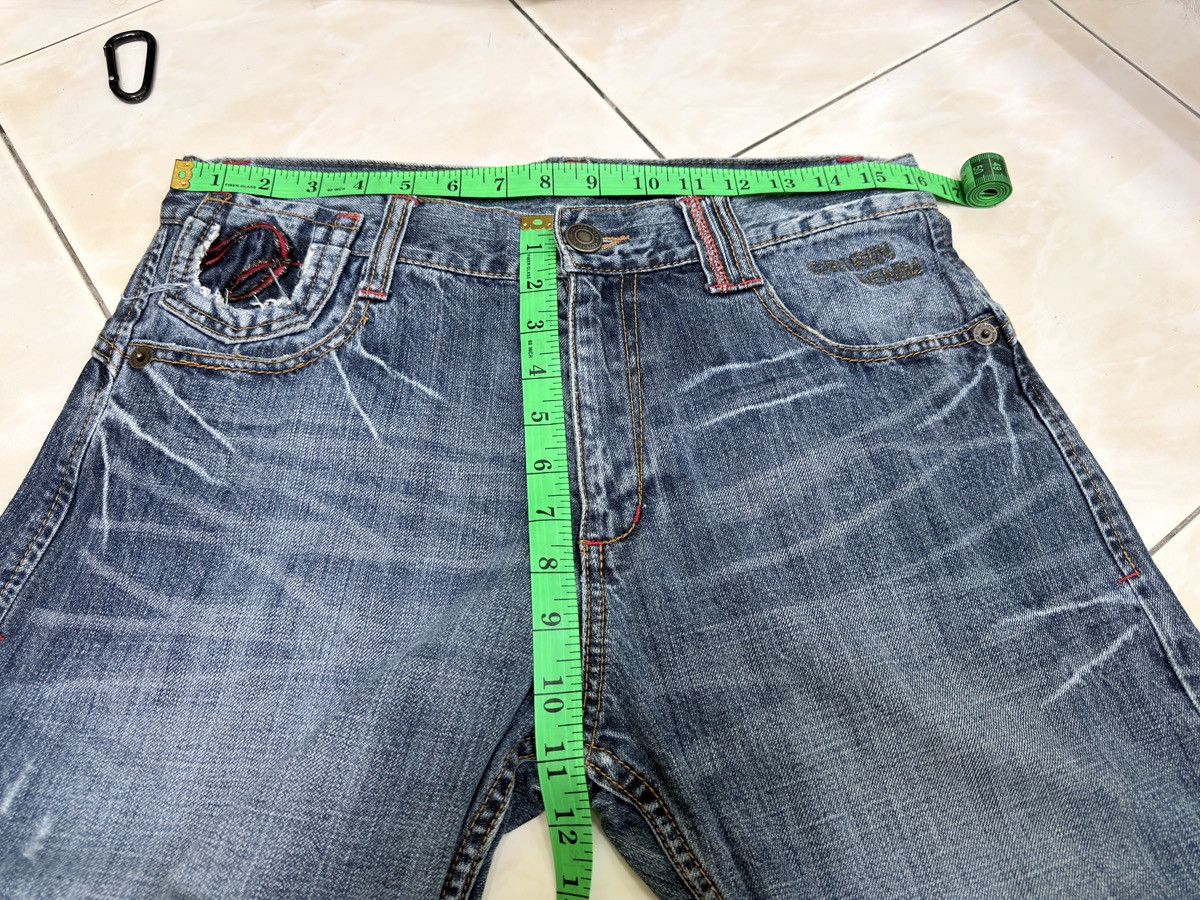 Hysteric Glamour Vintage Oririn Y2K Embroidered Straight Leg Denim Jeans Size US 31 - 16 Thumbnail