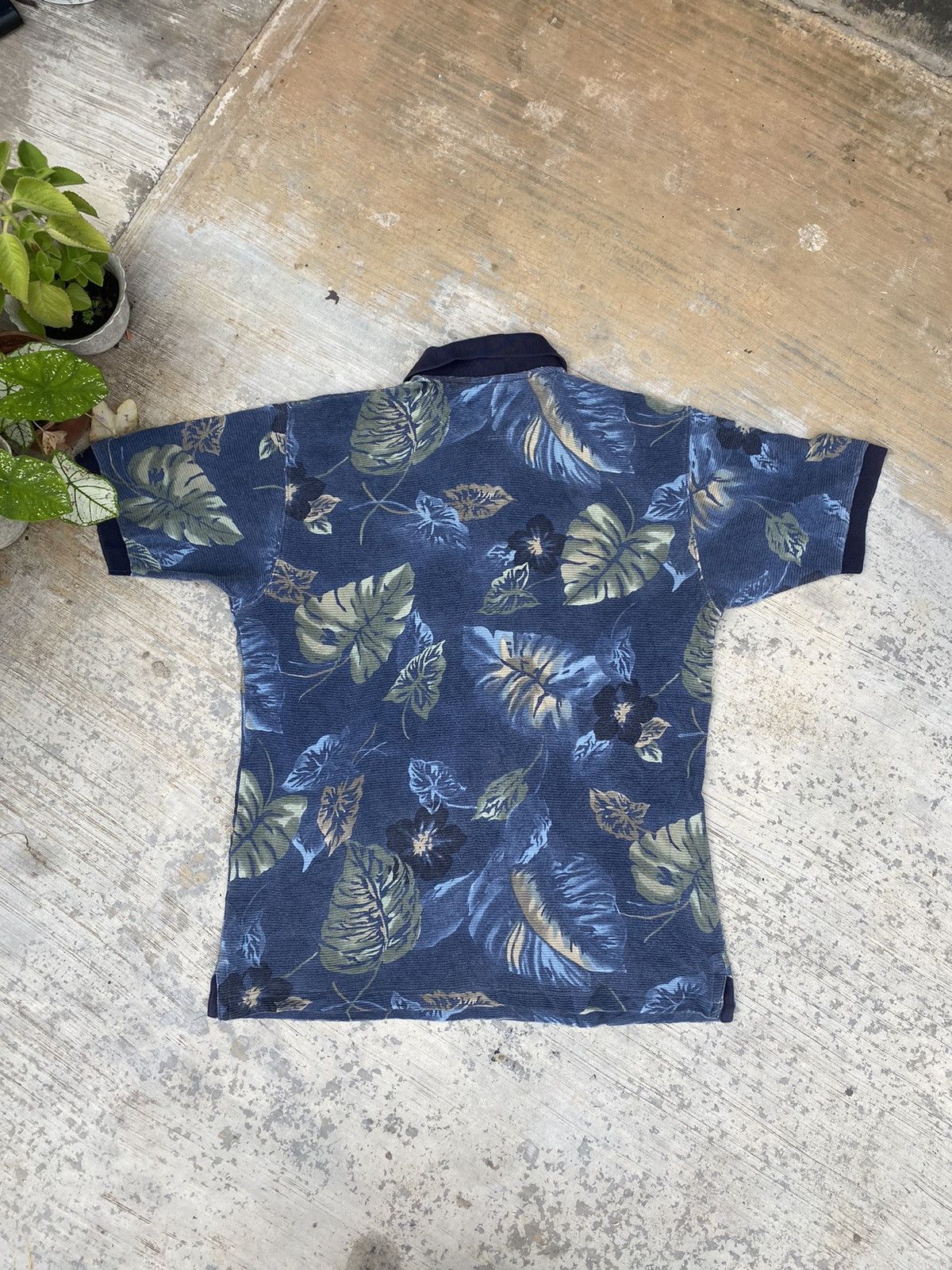 Chaps Ralph Lauren Chap Ralph Lauren Floral Polo Tee Size US L / EU 52-54 / 3 - 2 Thumbnail