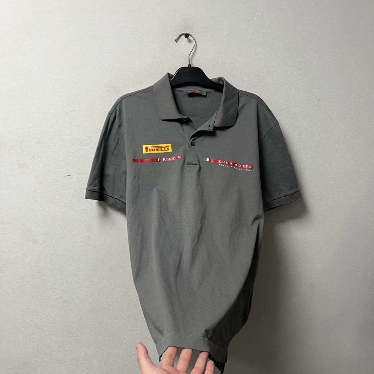 Prada Prada Luna Rossa Polo t-Shirt Size US M / EU 48-50 / 2 - 2 Thumbnail