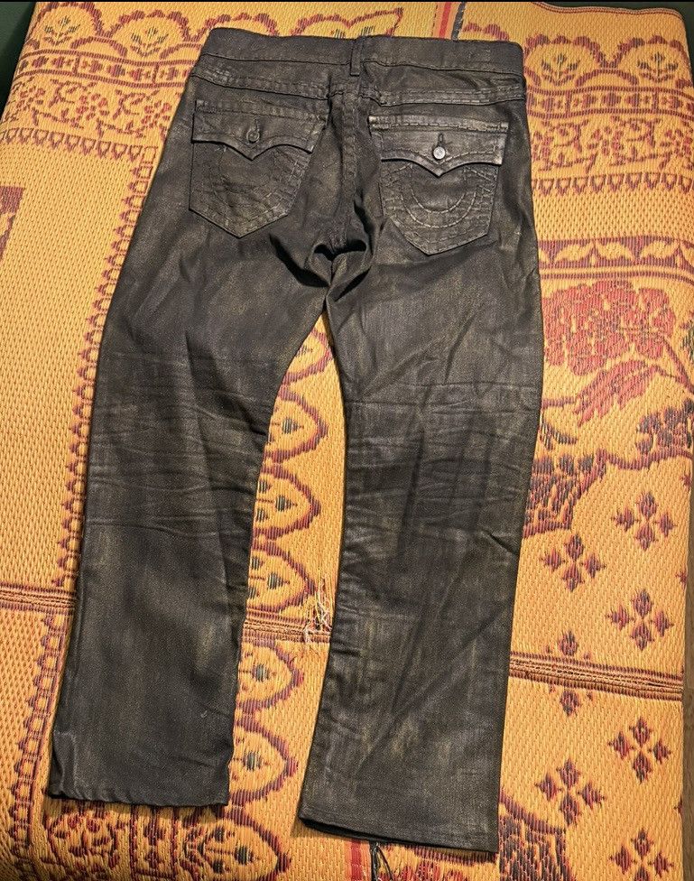 True Religion True Religion Wax Denim Jeans Very Rare Avant Garde Size US 34 / EU 50 - 1 Thumbnail