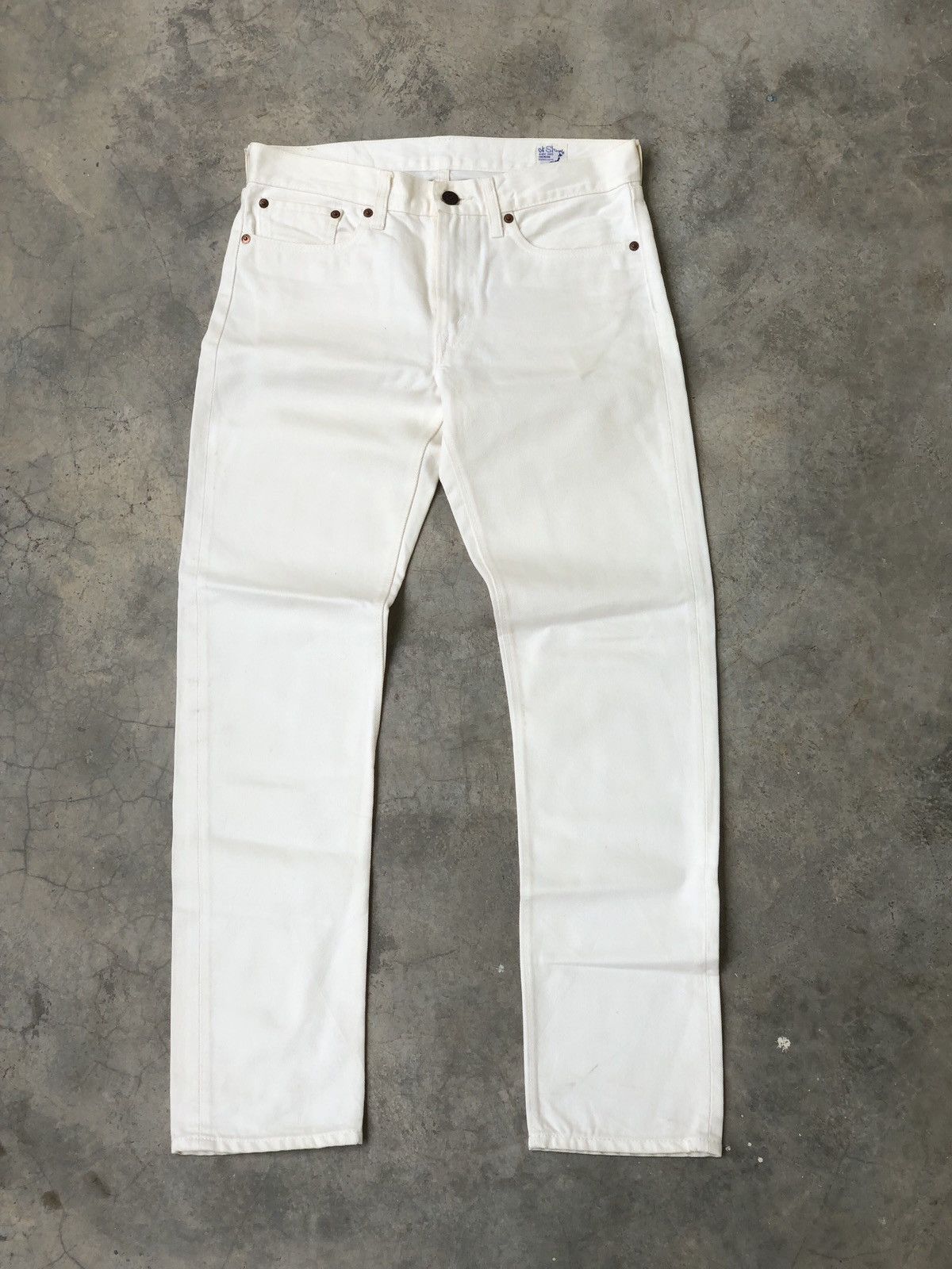 Orslow Orslow 107 Ivy Fit Denim White Size US 29 - 1 Thumbnail
