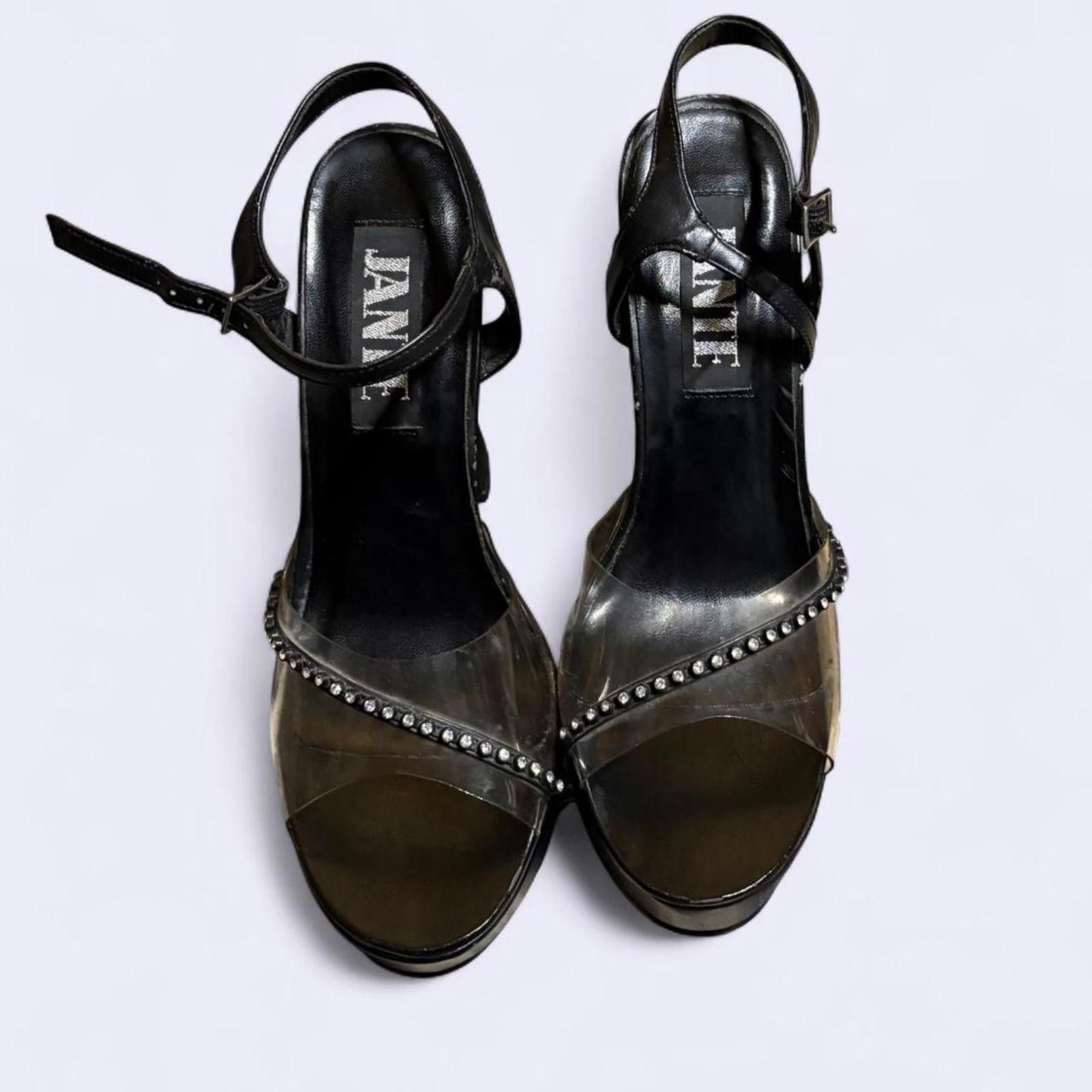 Jansport y2k black platform heels Size US 7.5 / IT 37.5 - 1 Thumbnail