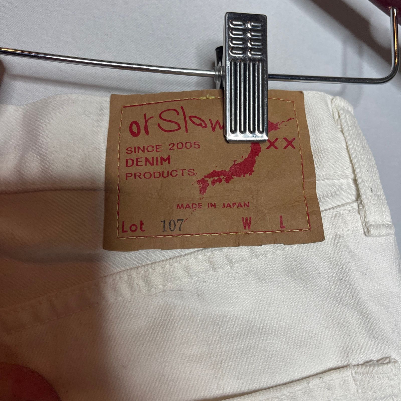 Orslow orSlow 107 Taper Cropped Japanese denim IVY DENIM WHITE 32 Size US 32 / EU 48 - 3 Thumbnail