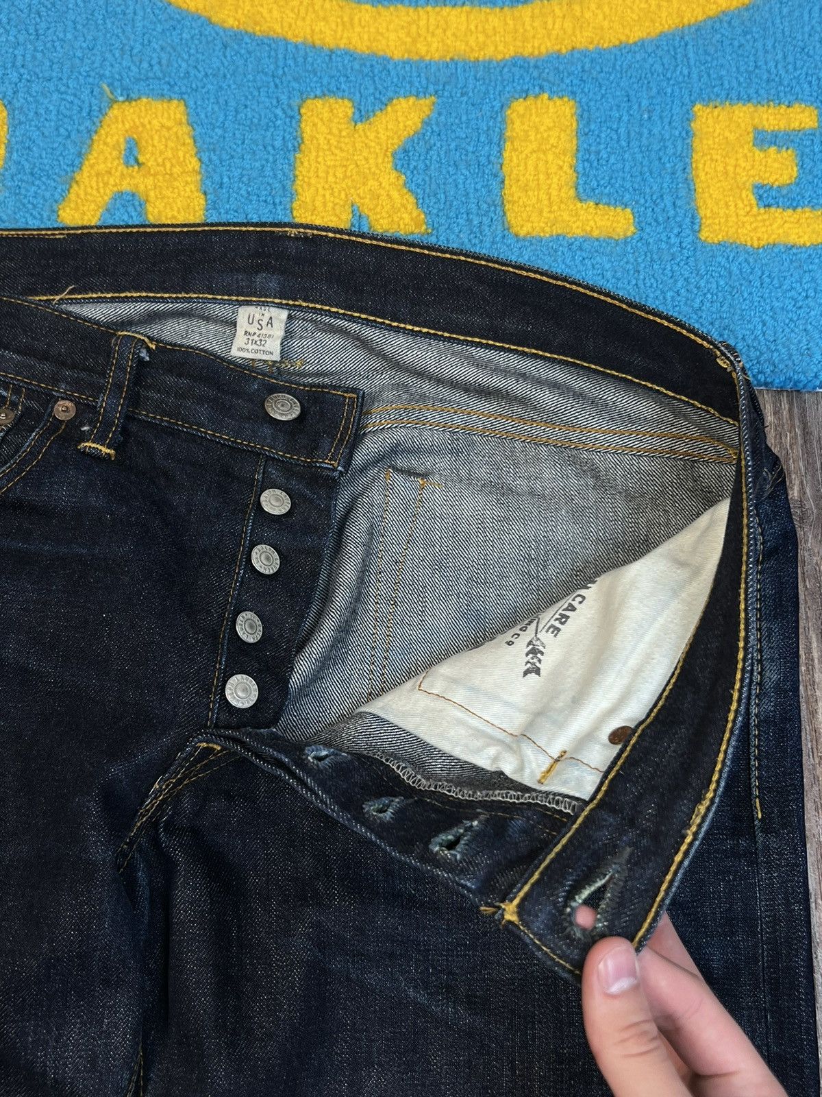 Polo Ralph Lauren × RRL Ralph Lauren × Vintage Double RL Polo Ralph Blue Denim Selvedge Pant size 31x32 Size US 31 - 10 Thumbnail