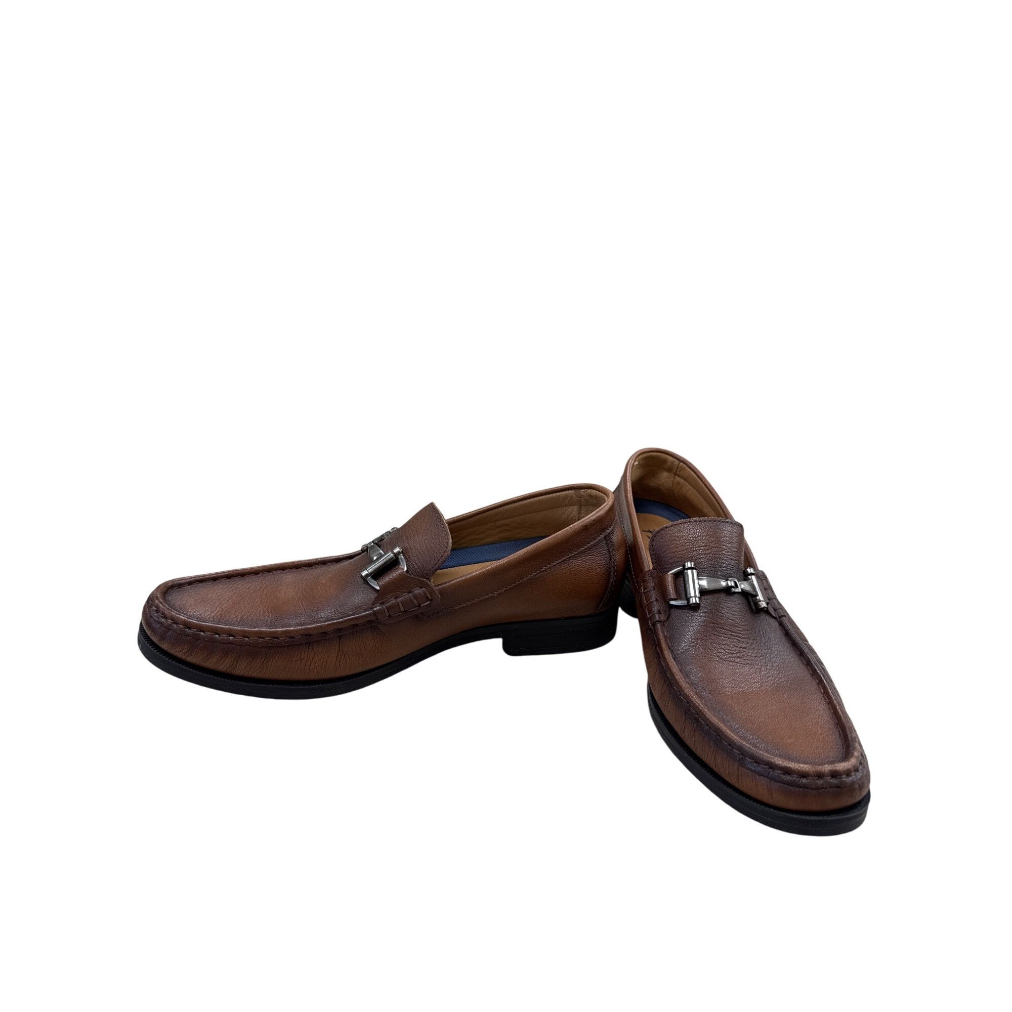 Other Flag LTD Nappa Glove mens brown leather loafers 8.5M SKU 714 Size US 8.5 / EU 41-42 - 2 Thumbnail