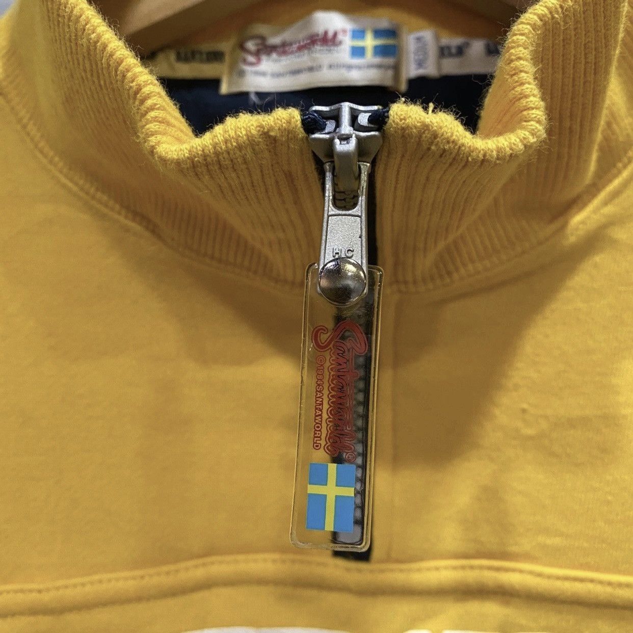 Earl Sweatshirt × Vintage Santa World Half Zipper Crewneck Sweatshirt Size US S / EU 44-46 / 1 - 6 Thumbnail