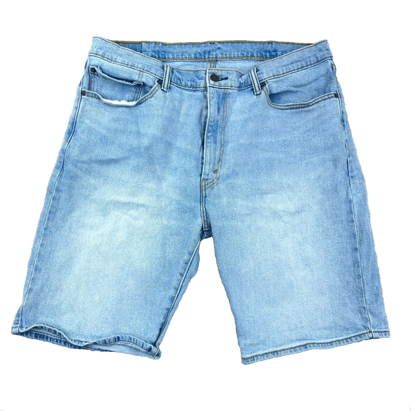 Levi's Levi's 505 Shorts Men 38 Blue Regular Denim Bermuda 9in Zip Pocket Mid Rise 5-Pocket Jeans Jorts Casual Size US 38 / EU 54 - 2 Thumbnail