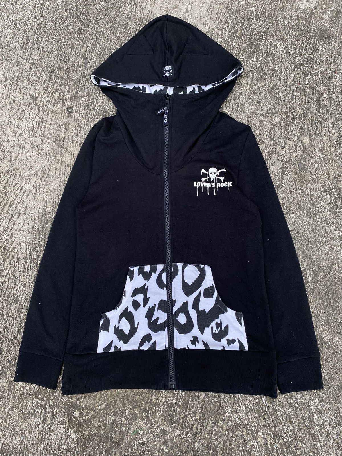 image of If Six Was Nine x Le Grande Bleu L G B Bidding Offee Lover's Rock Zip Hoodie in Black (Size Medium)