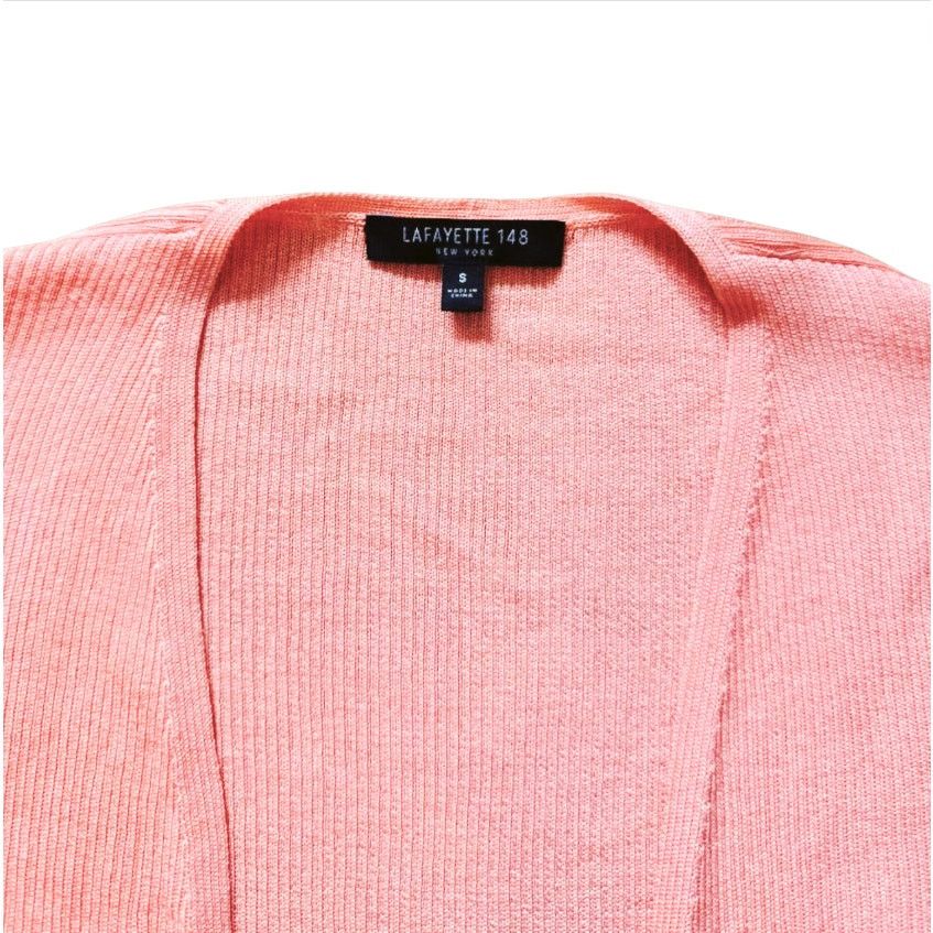Lafayette 148 Lafayette 148 Blouse Orange/Pink Cardigan | Size S Size S / US 4 / IT 40 - 3 Thumbnail