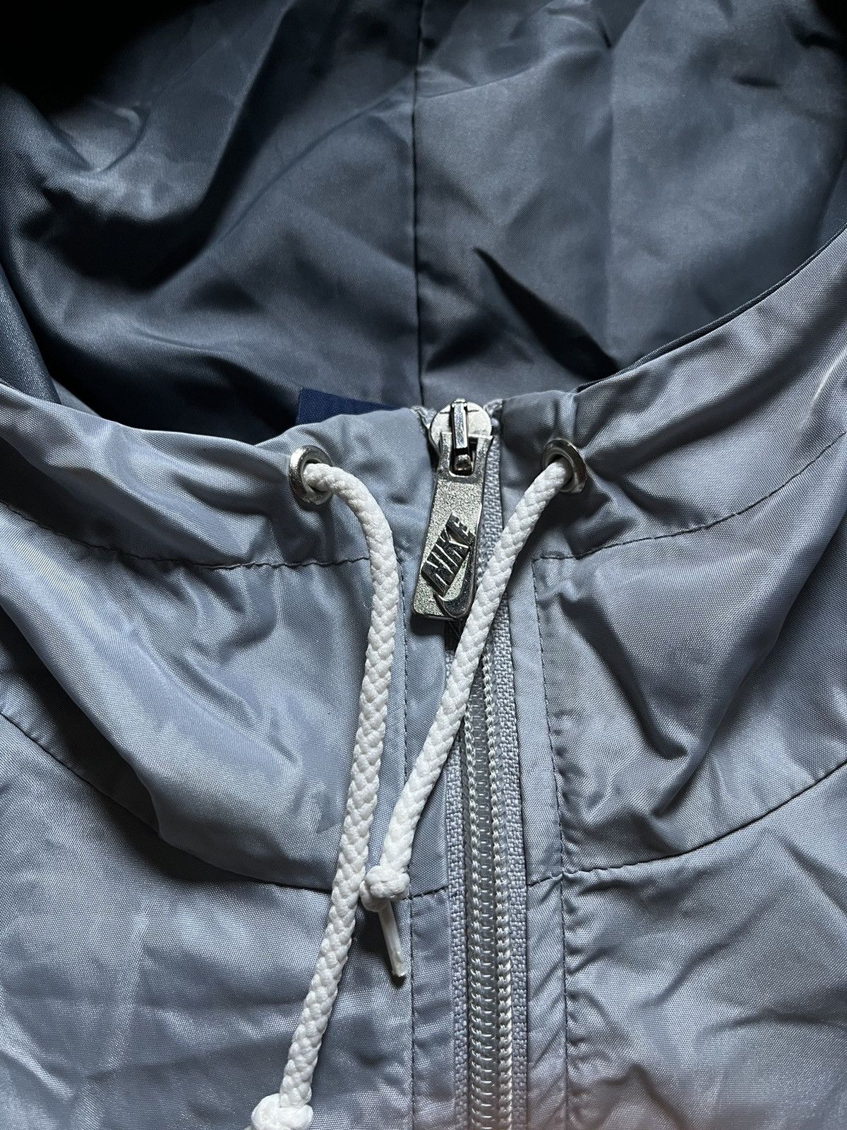 Nike RARE🔥 90s Nike Nylon Track Jacket Made In UK Mini Swoosh USA Size US S / EU 44-46 / 1 - 9 Thumbnail