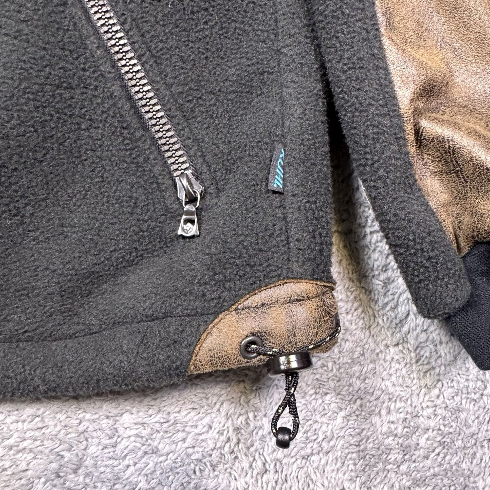 Vintage Kuhl Alpenwurx Jacket Mens XL Full Zip Fleece Suede Sherpa Tech Hike Gorpcore Size US XL / EU 56 / 4 - 5 Thumbnail