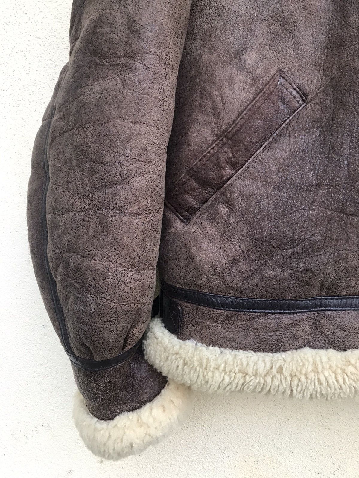 Other Type B3 US Army Style Leather Sherpa Shearling Jacket Size US M / EU 48-50 / 2 - 8 Thumbnail