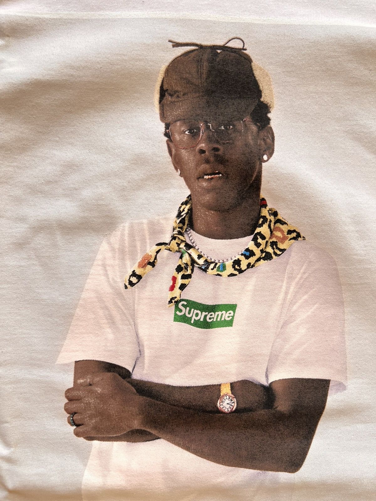 Supreme L Supreme Tyler the Creator Photo Tee White t-shirt rap merc Size US L / EU 52-54 / 3 - 13 Thumbnail