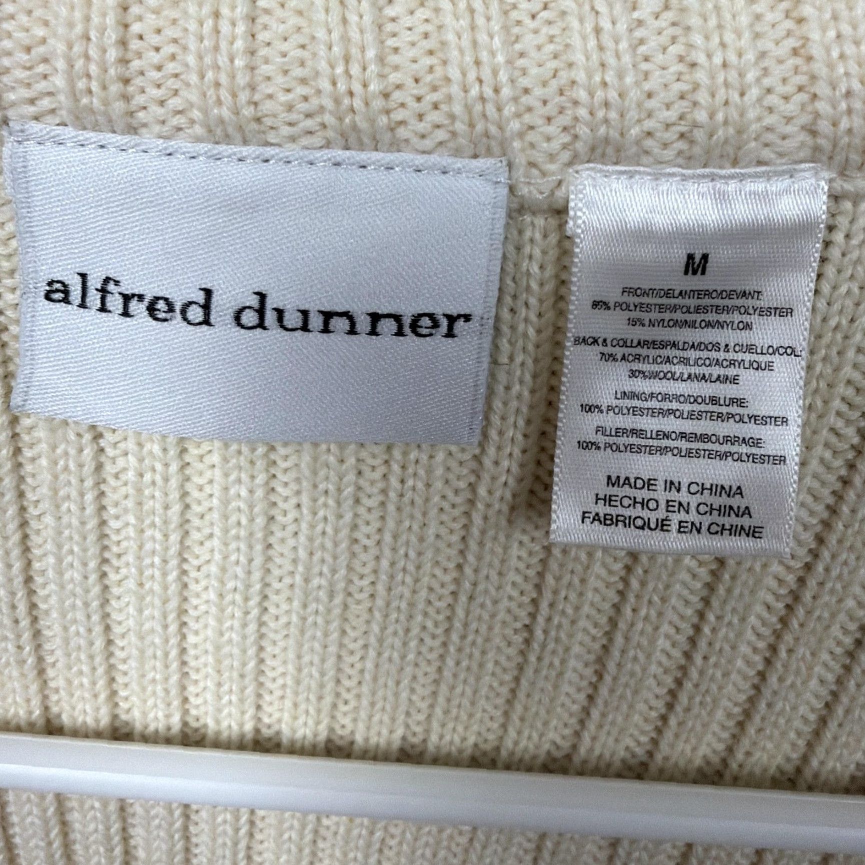 Vintage VINTAGE Alfred Dunner Quilted Vest Womens M Beige Corduroy 90s Bohemian Retro Zip Front Pockets Sleeveless Casual Size M / US 6-8 / IT 42-44 - 7 Thumbnail