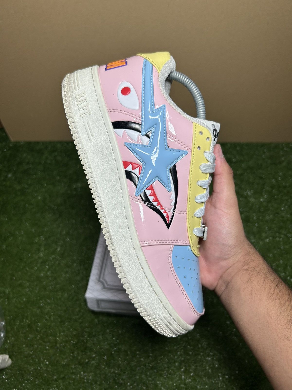 Bape Bape Bapesta Cotton Candy Size US 8 / EU 41 - 6 Thumbnail