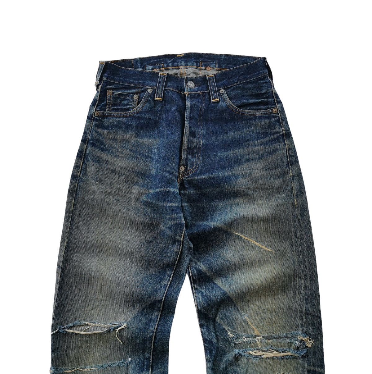 Levi's × Undercover × Vintage Selvedge Levis Vintage Nice Distressed Style (Size 28x42) Size US 28 / EU 44 - 10 Thumbnail