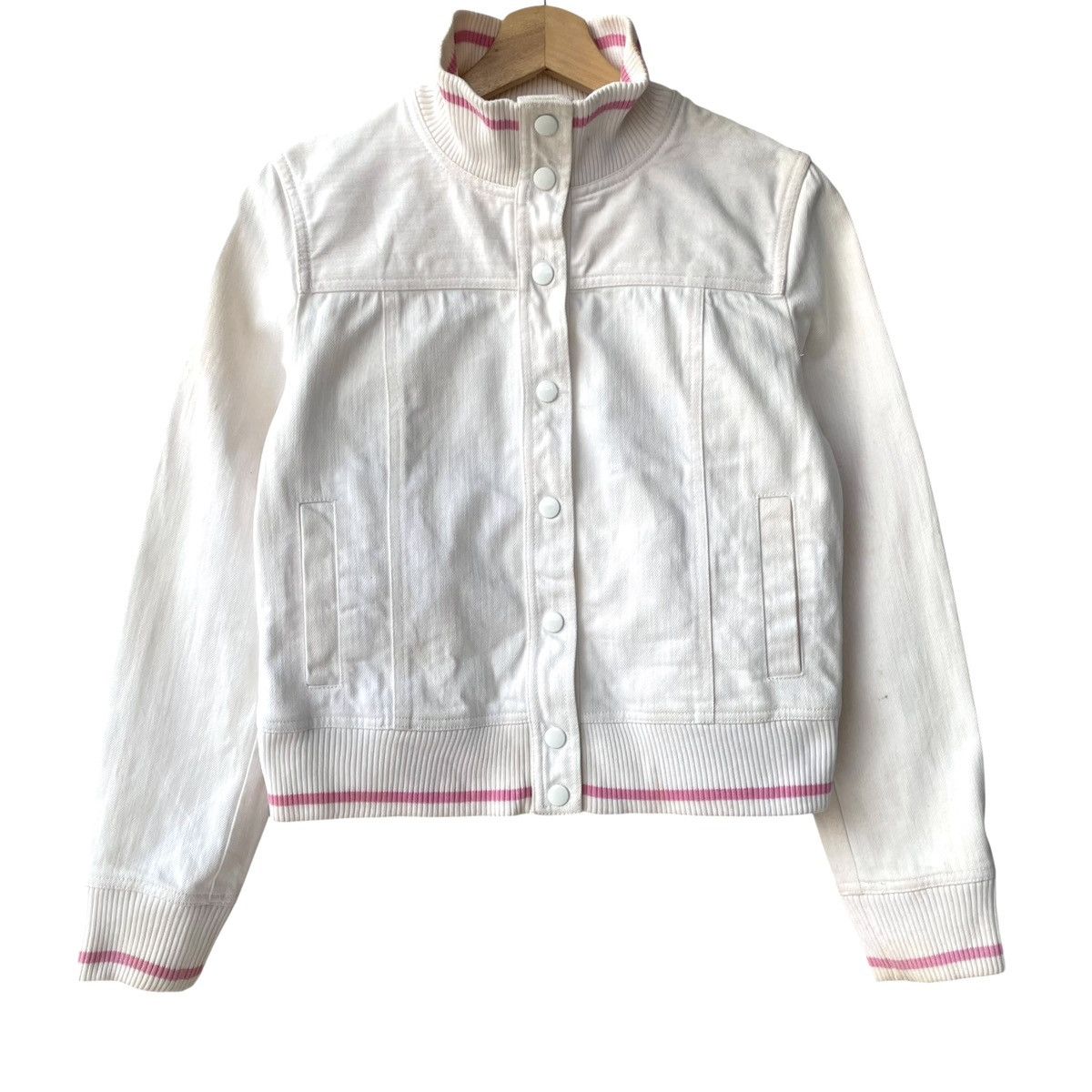 Courreges Courrèges Paris Vintage WMN Zipup Denim Jacket Size M / US 6-8 / IT 42-44 - 1 Thumbnail