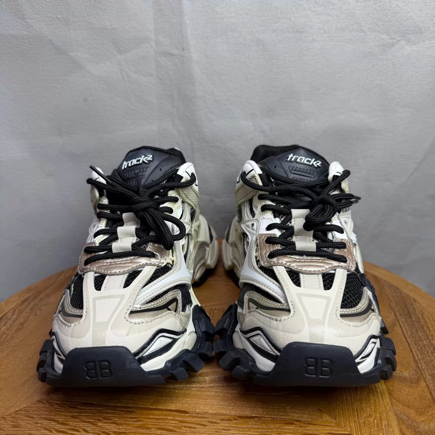 Balenciaga Balenciaga Track 2.0 Black Brown 37 98 New Size US 7 / IT 37 - 2 Thumbnail