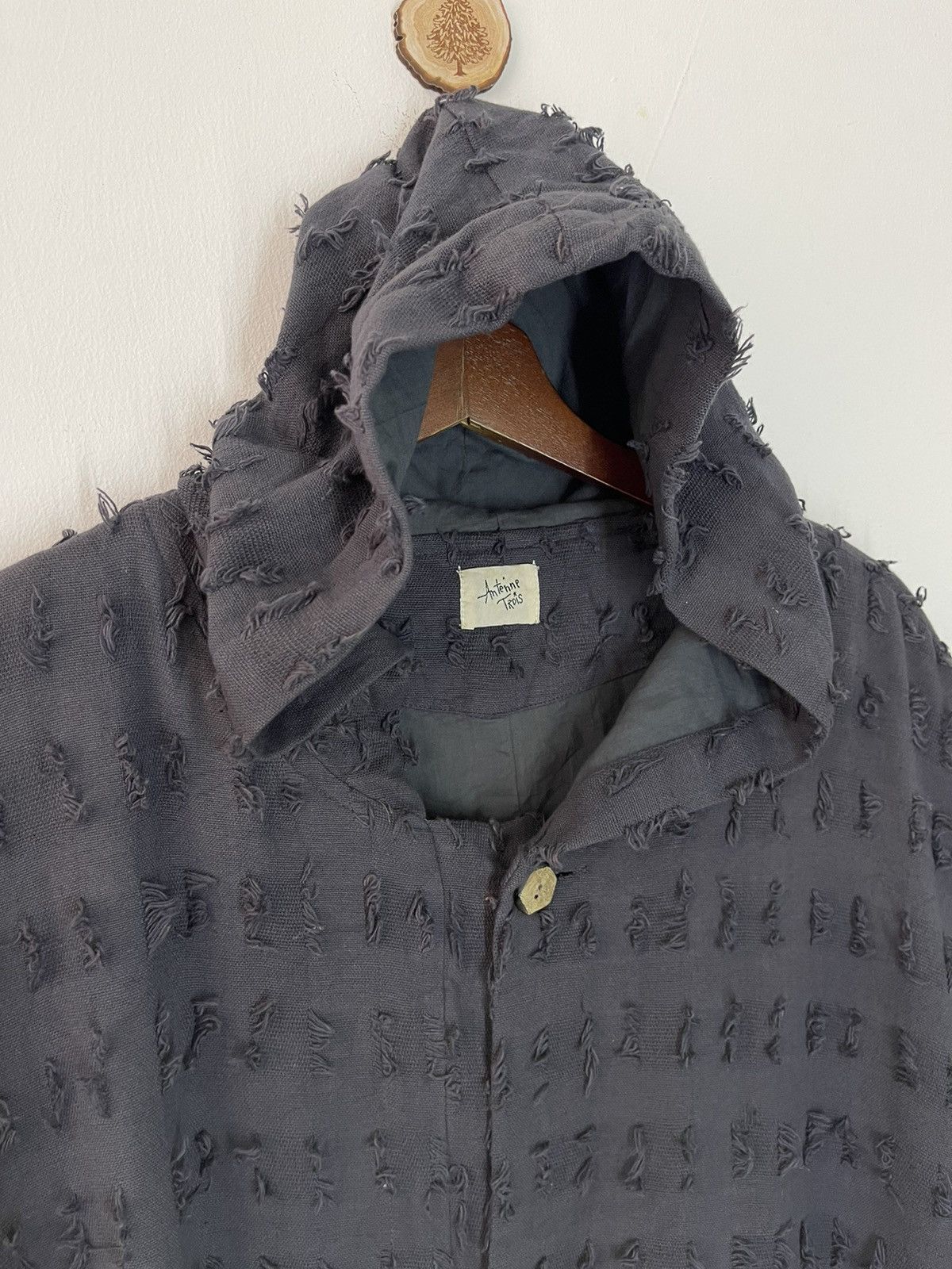 Designer × Japanese Brand VINTAGE ANTENNE TROIS DESIGNER LONG COAT Size US XL / EU 56 / 4 - 3 Thumbnail