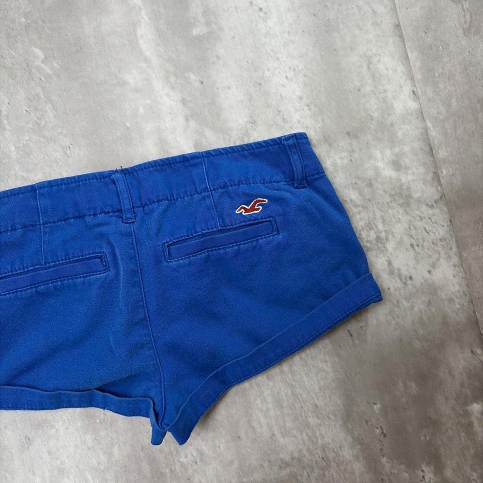 Other Y2K Blue Hollister Surf Grunge Mini Shorts Size 42" / US 20 - 3 Thumbnail