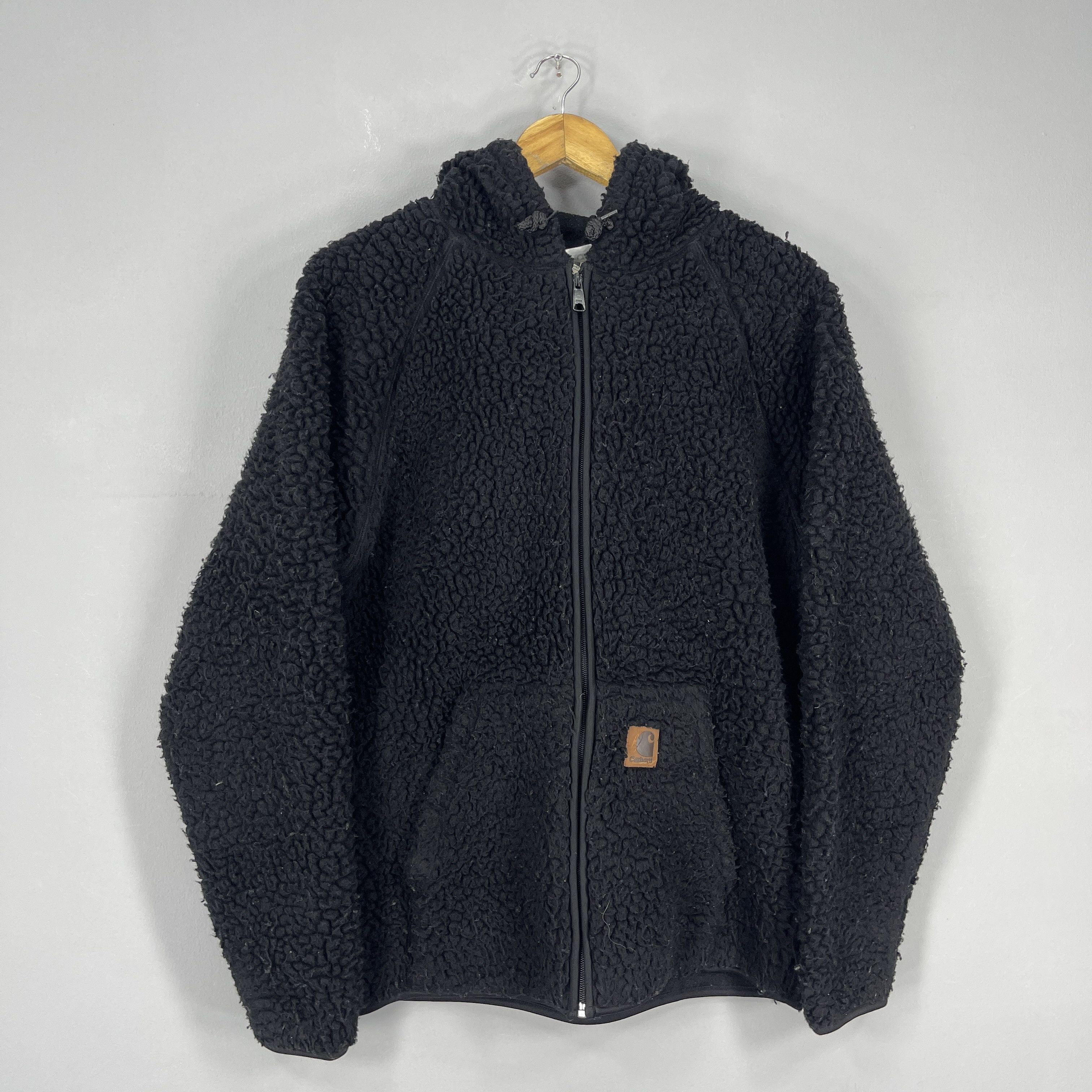 Carhartt Vintage CARHARTT Deep Pile Fleece Zip Up Hoodie Size US M / EU 48-50 / 2 - 3 Thumbnail