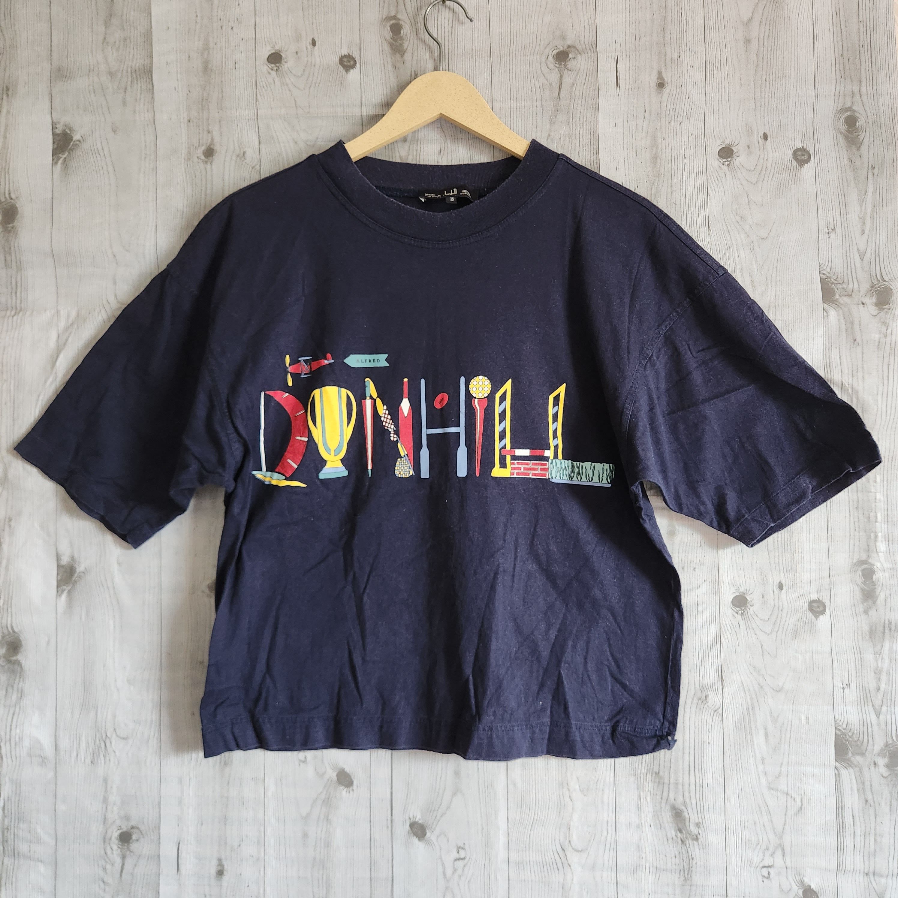 Alfred Dunhill × Designer × Vintage DUNHILL COLLAR T SHIRT