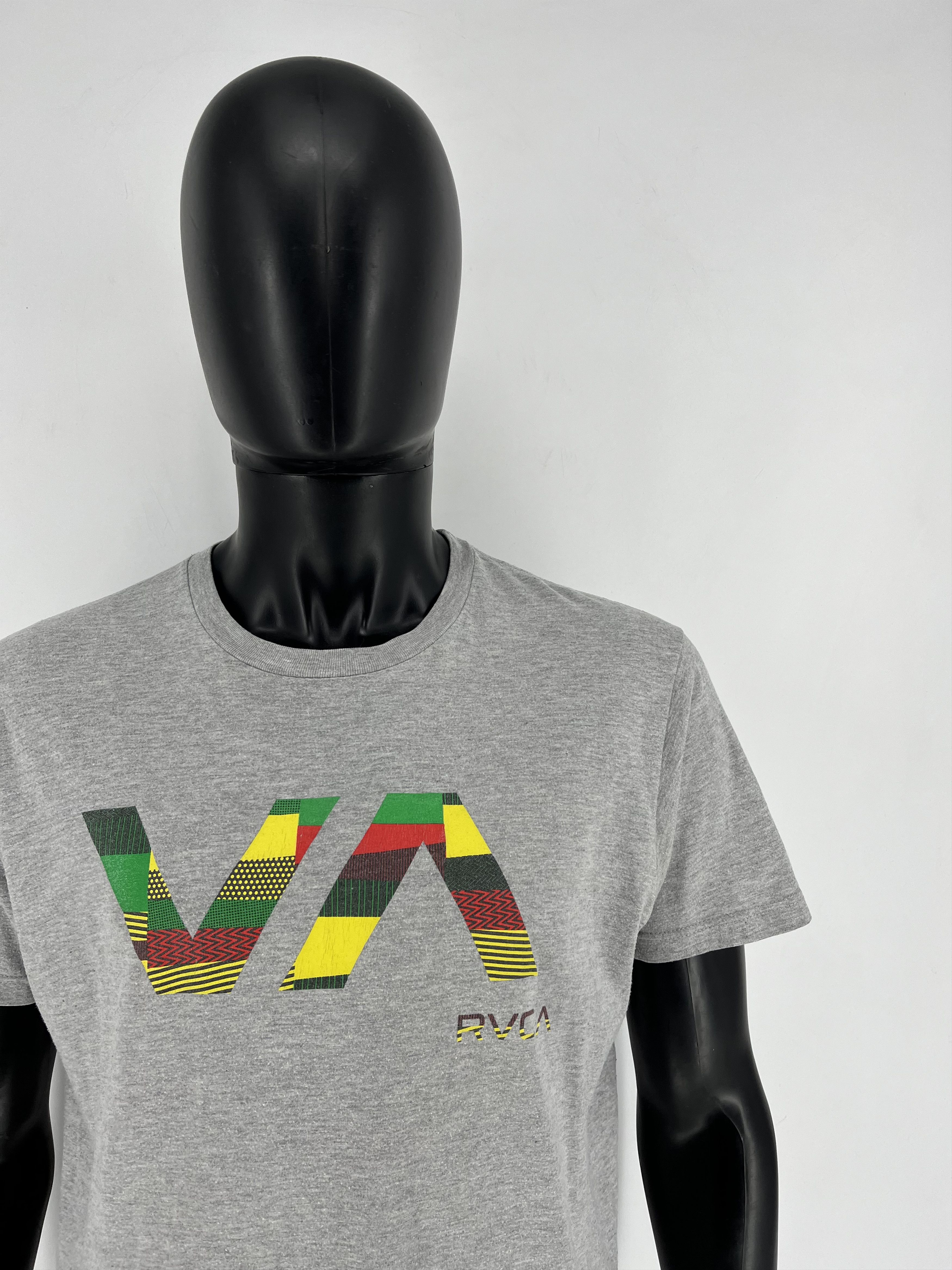 RVCA RVCA Mens Grey Graphic Tee Skater Style Size US L / EU 52-54 / 3 - 8 Thumbnail