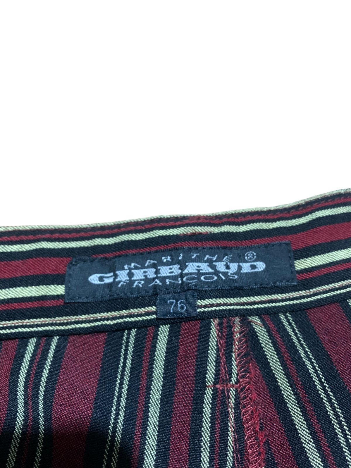 Marithe + Francois Girbaud Vintage Marithe Francois Girbaud striped flare pants Size 30" / US 8 / IT 44 - 14 Thumbnail