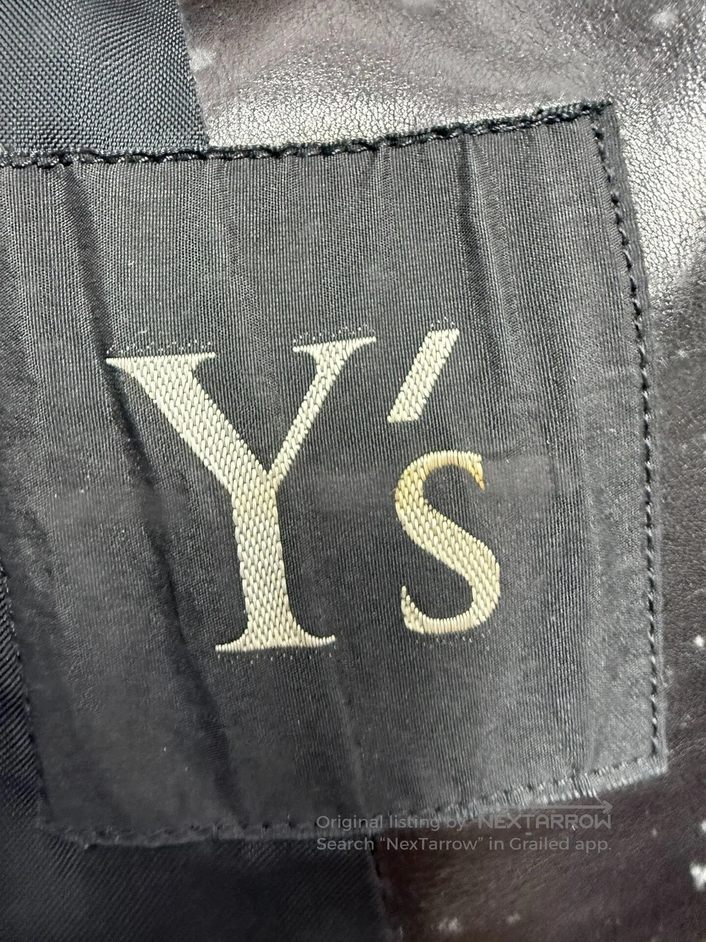 Yohji Yamamoto Yohji Yamamoto Y's 90s Leather Jacket. Size US M / EU 48-50 / 2 - 9 Thumbnail