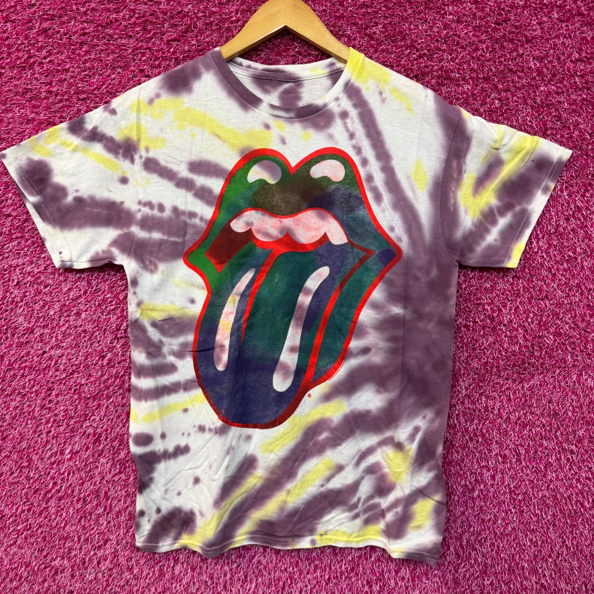 The Rolling Stones The Rolling Stones Psychedelic Hot Lips Rock Band Tie Dye M Size US M / EU 48-50 / 2 - 1 Thumbnail