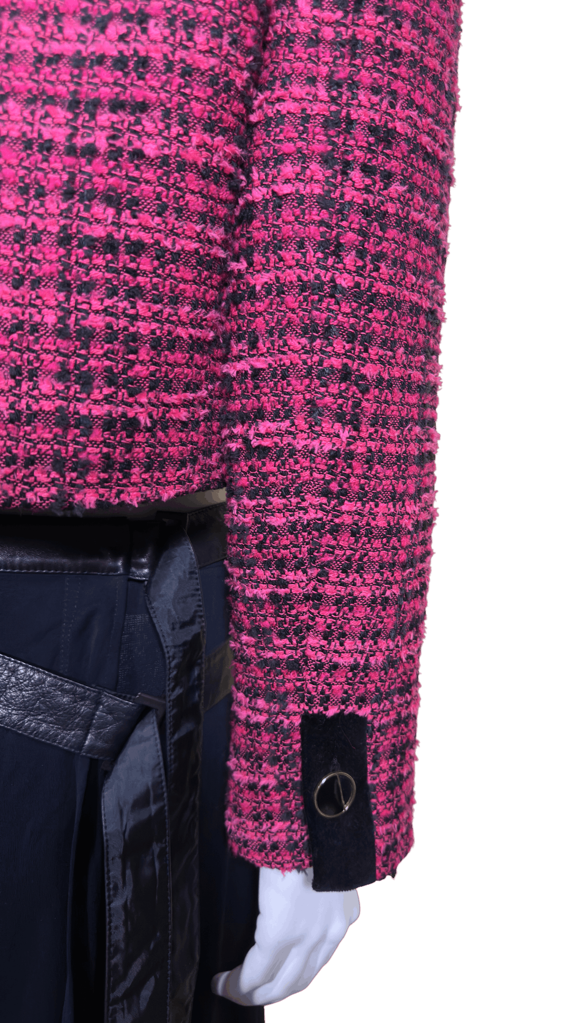Sandro Purple Tweed Blazer Size M / US 6-8 / IT 42-44 - 5 Thumbnail