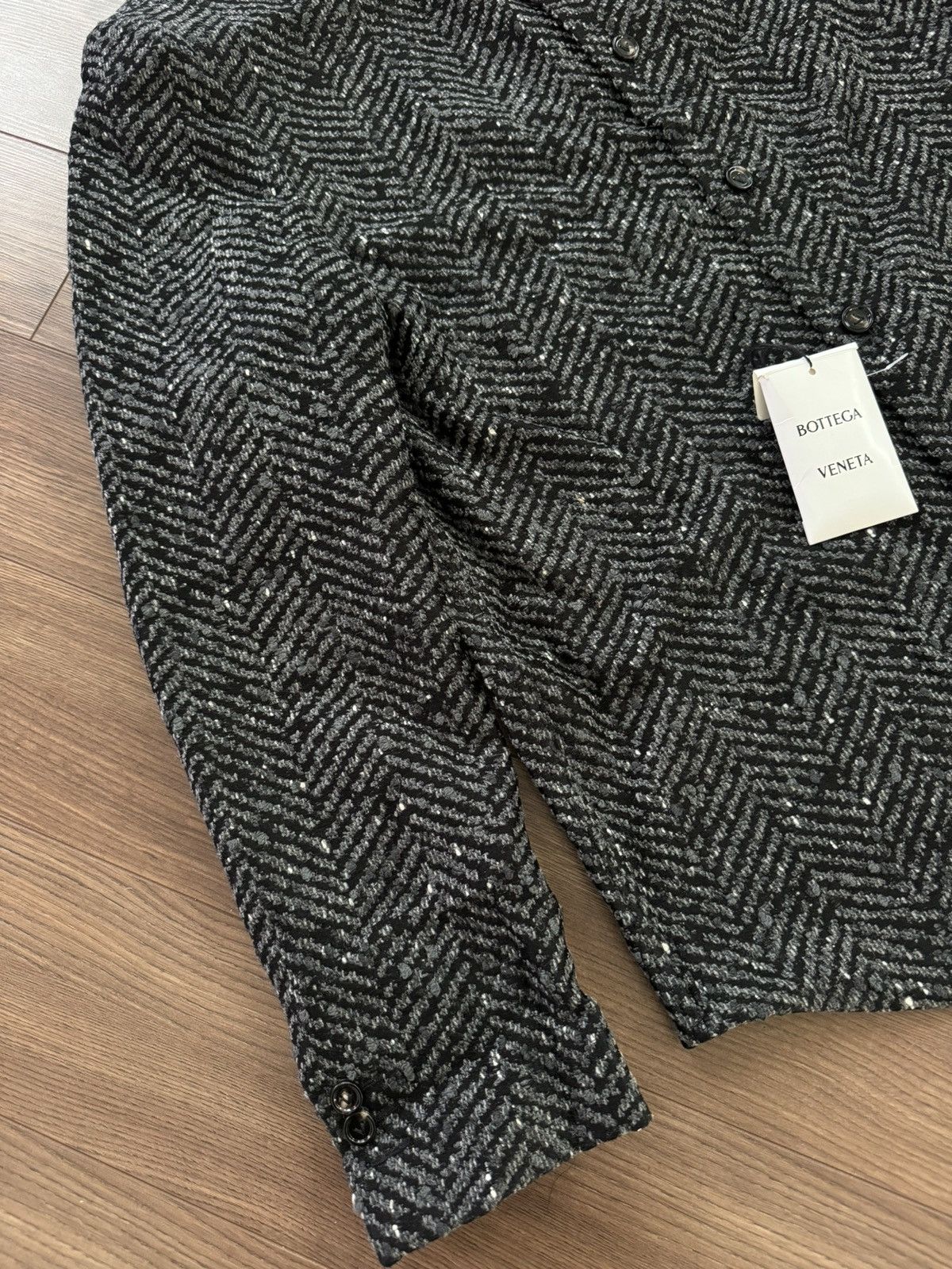 Bottega Veneta Bottega Veneta Herringbone wool blend jacket Size US L / EU 52-54 / 3 - 5 Thumbnail