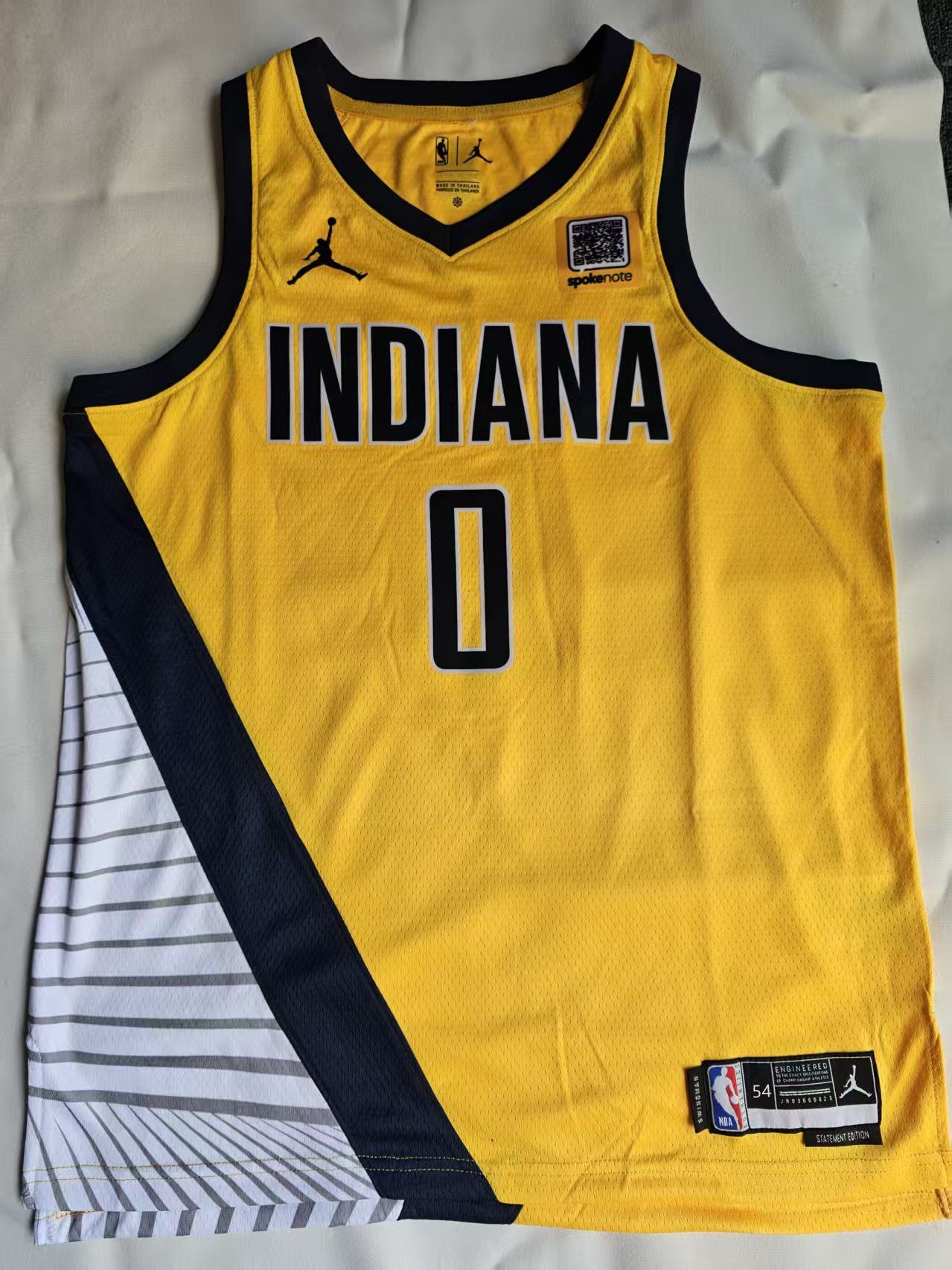 NBA Indiana Pacers #0 Tyrese Haliburton Jersey City Edition Size US XXL / EU 58 / 5 - 2 Thumbnail