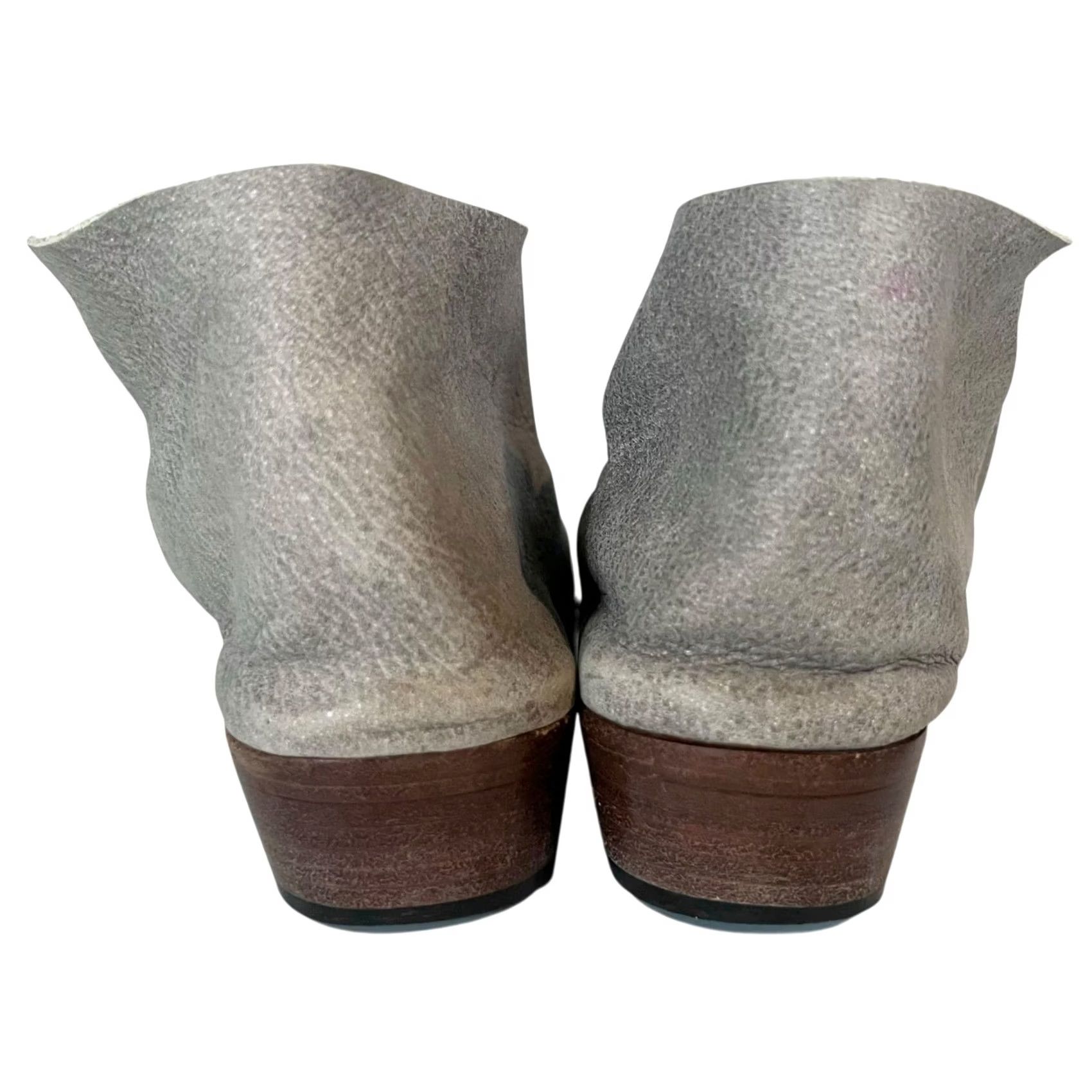 Vintage Elizabeth Suzann Sevilla Smith Terilyn Leather Booties Women’s Gray 39 / 8-8.5 Size US 8 / IT 38 - 7 Thumbnail