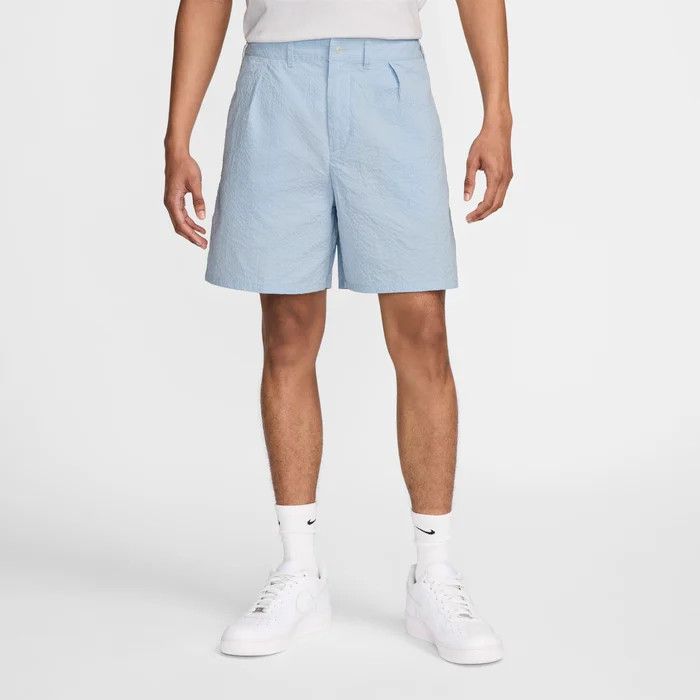 Nike Nike Life Men's SeerSucker Shorts Light Blue HF6363-440 36 Size US 36 / EU 52 - 6 Thumbnail