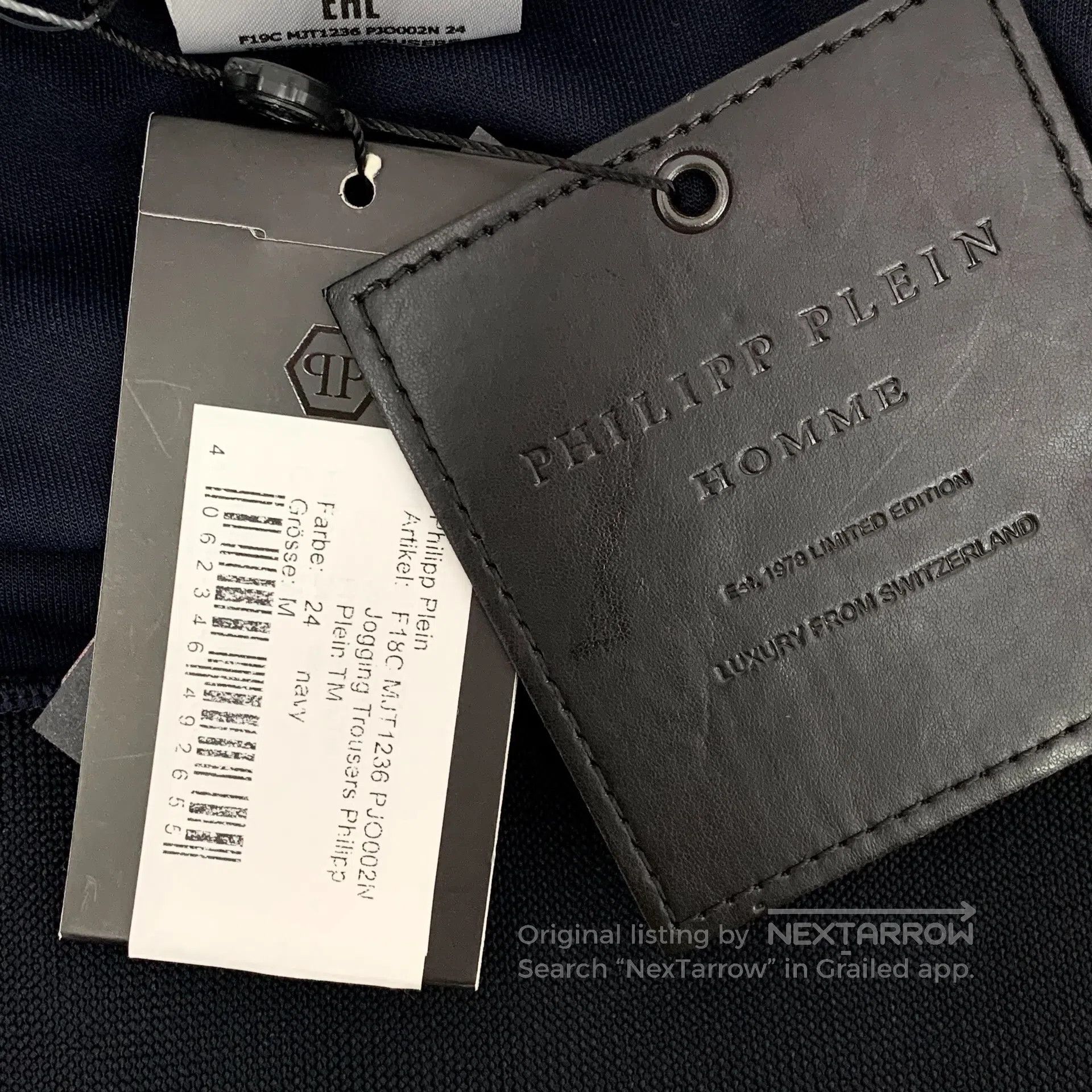 Philipp Plein Philipp Plein size M Black Logo Letter Printed Drawstring Size US 27 - 8 Thumbnail