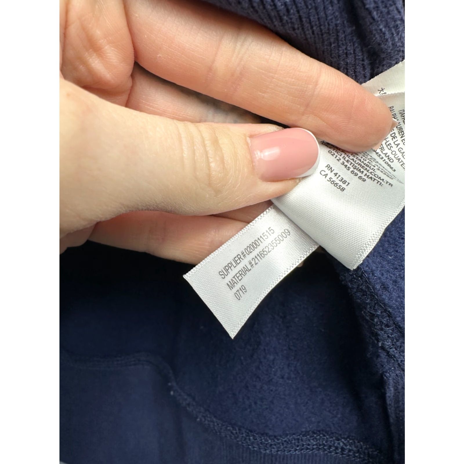 Polo Ralph Lauren Polo Ralph Lauren Womens Zip Hoodie S Polo Ralph Lauren Hoodie Womens S Blue Logo Full Zip Hooded Size S / US 4 / IT 40 - 5 Thumbnail