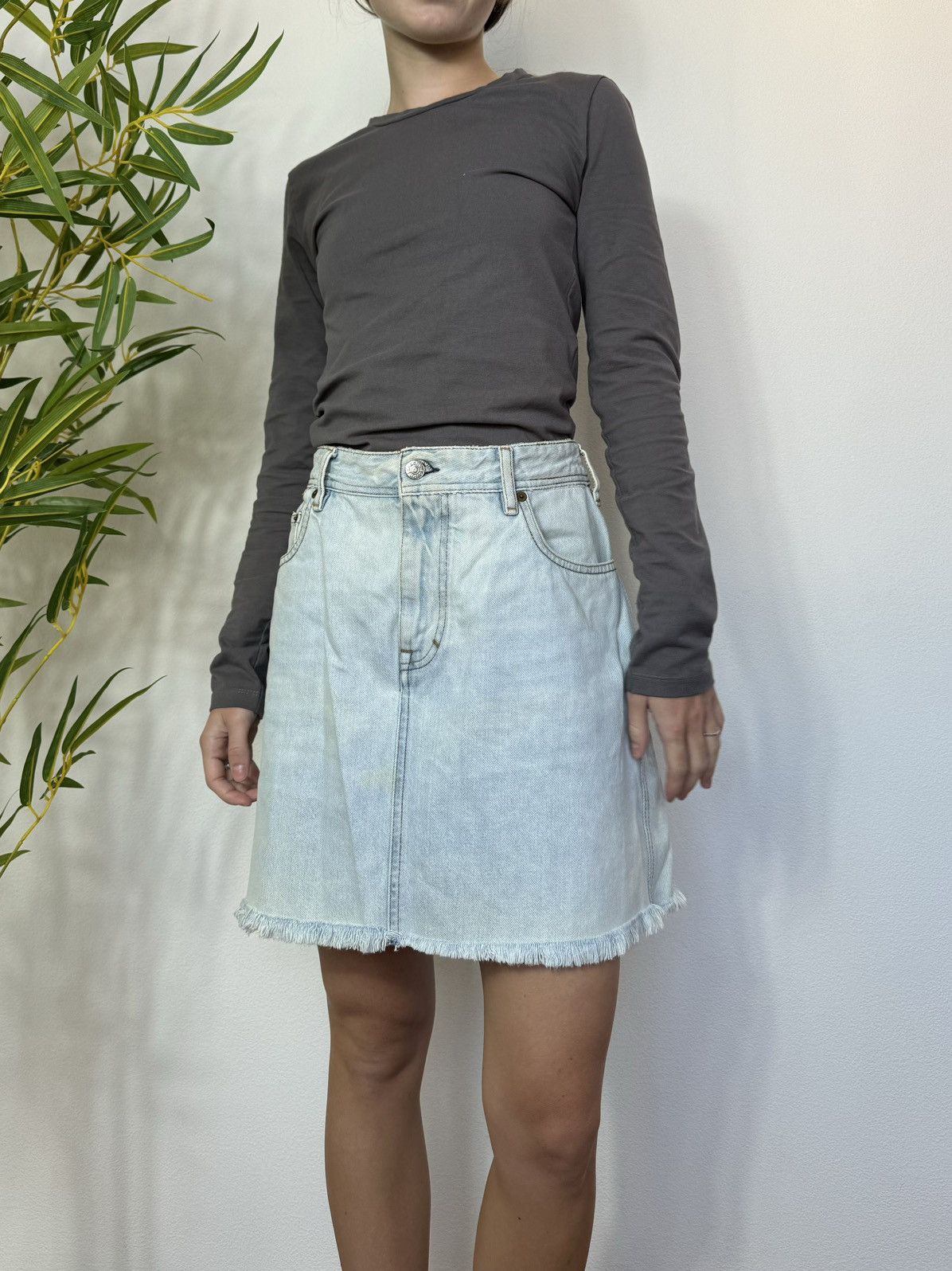 Acne Studios VINTAGE ACNE STUDIOS BLA KONST DENIM SKIRT Size 30" / US 8 / IT 44 - 7 Thumbnail