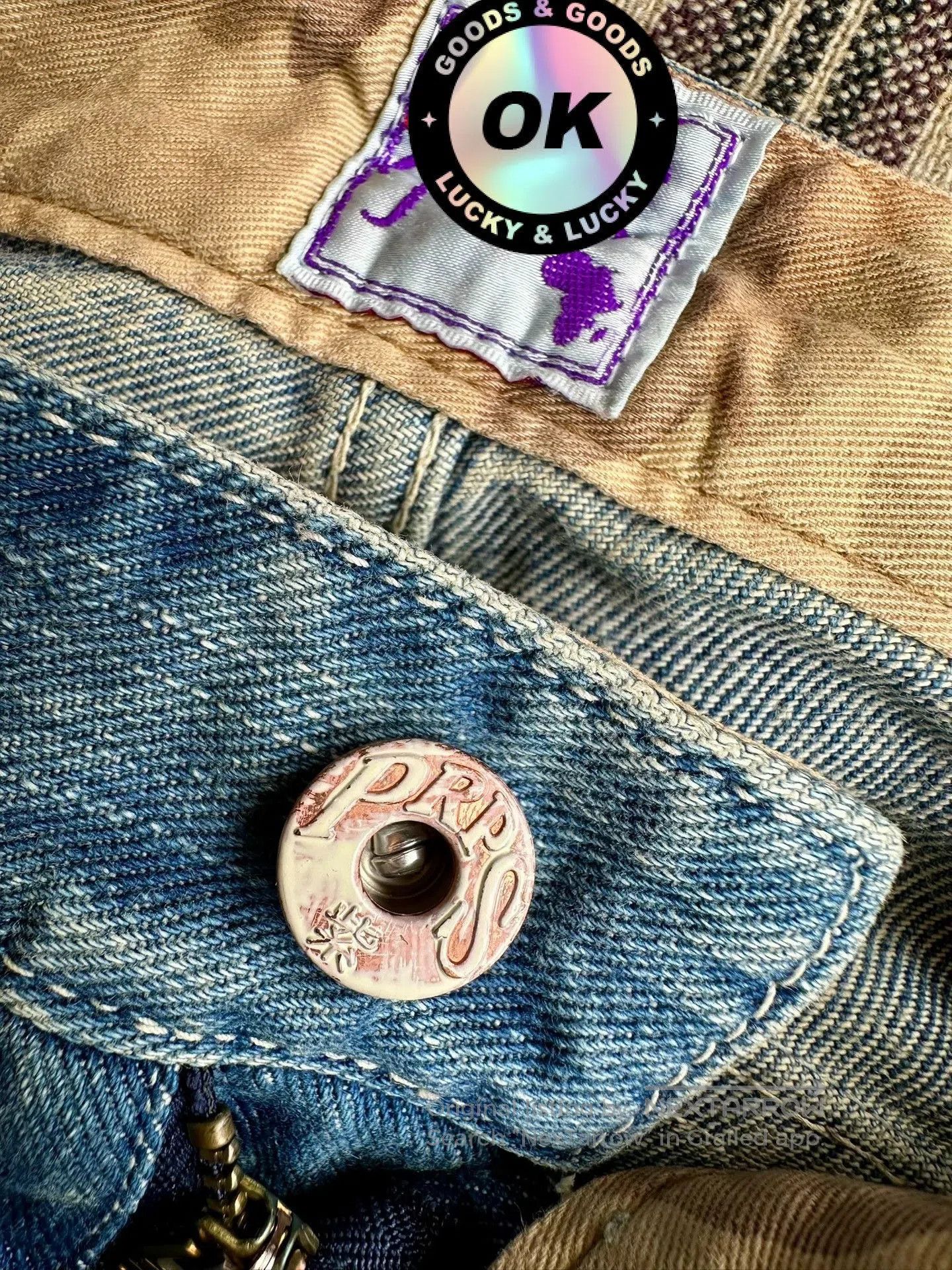 Prps Prps P33P12 Vintage Distressed Jeans. Size US 31 - 4 Thumbnail