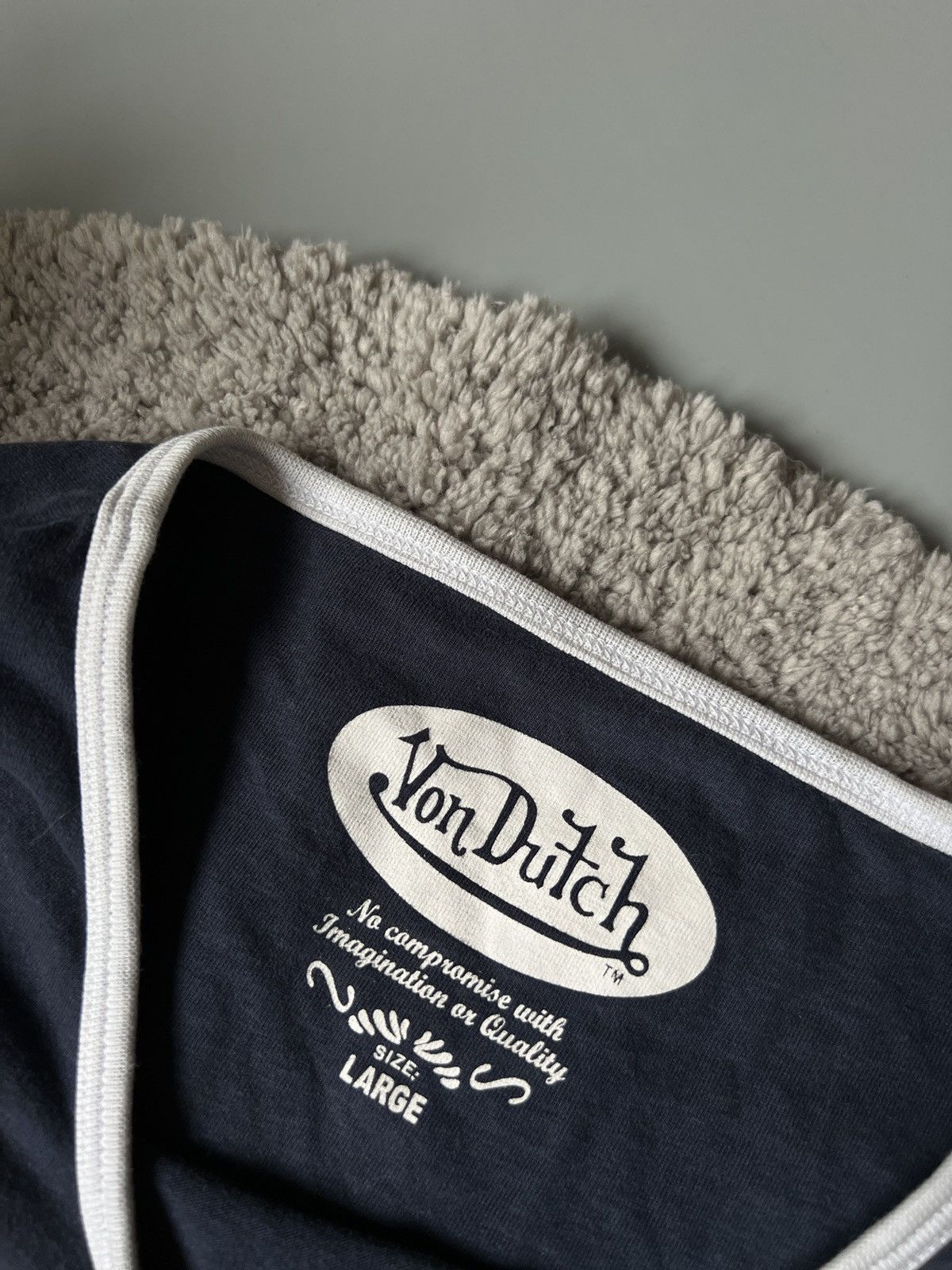 Vintage × Von Dutch Von Dutch Vintage Mens Big Logo T-shirt Size US L / EU 52-54 / 3 - 3 Thumbnail