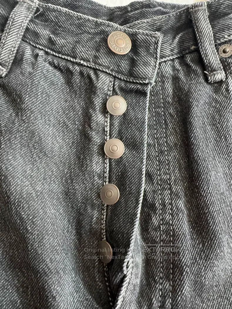 Acne Studios Acne Studios Black Denim Pants Size US 30 / EU 46 - 6 Thumbnail