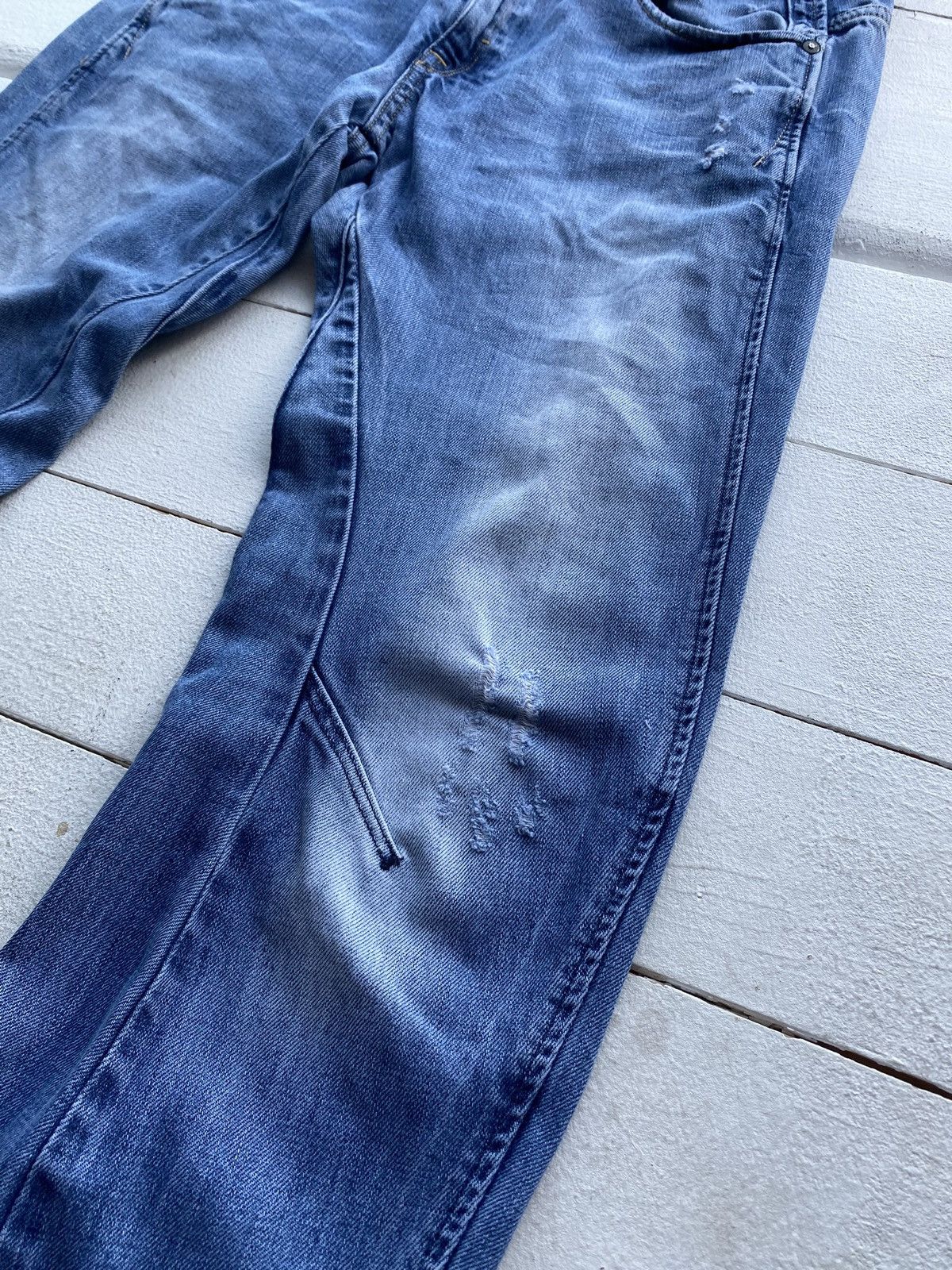 G-Star 🔥G Star Opium Punk Distressed 3d kate tapered Wmn Jeans Size 32" / US 10 / IT 46 - 3 Thumbnail
